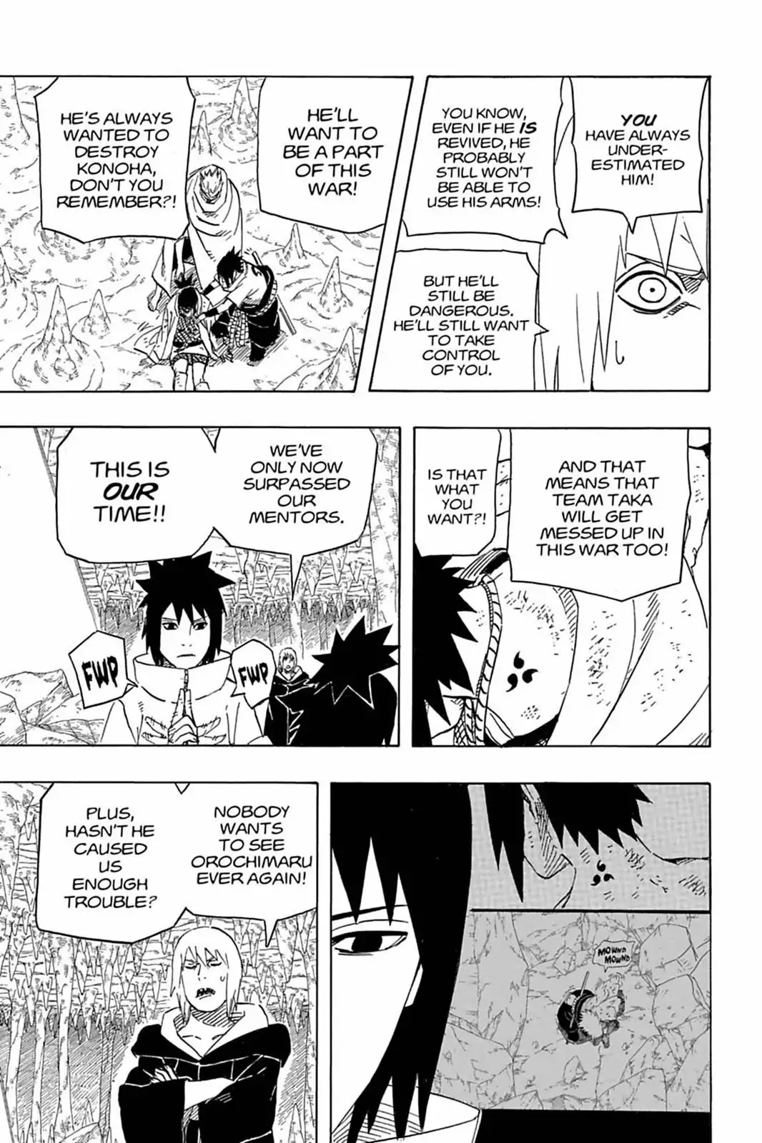 Naruto Chapter 593 page 3 - Chapter 593: Orochimaru's Return