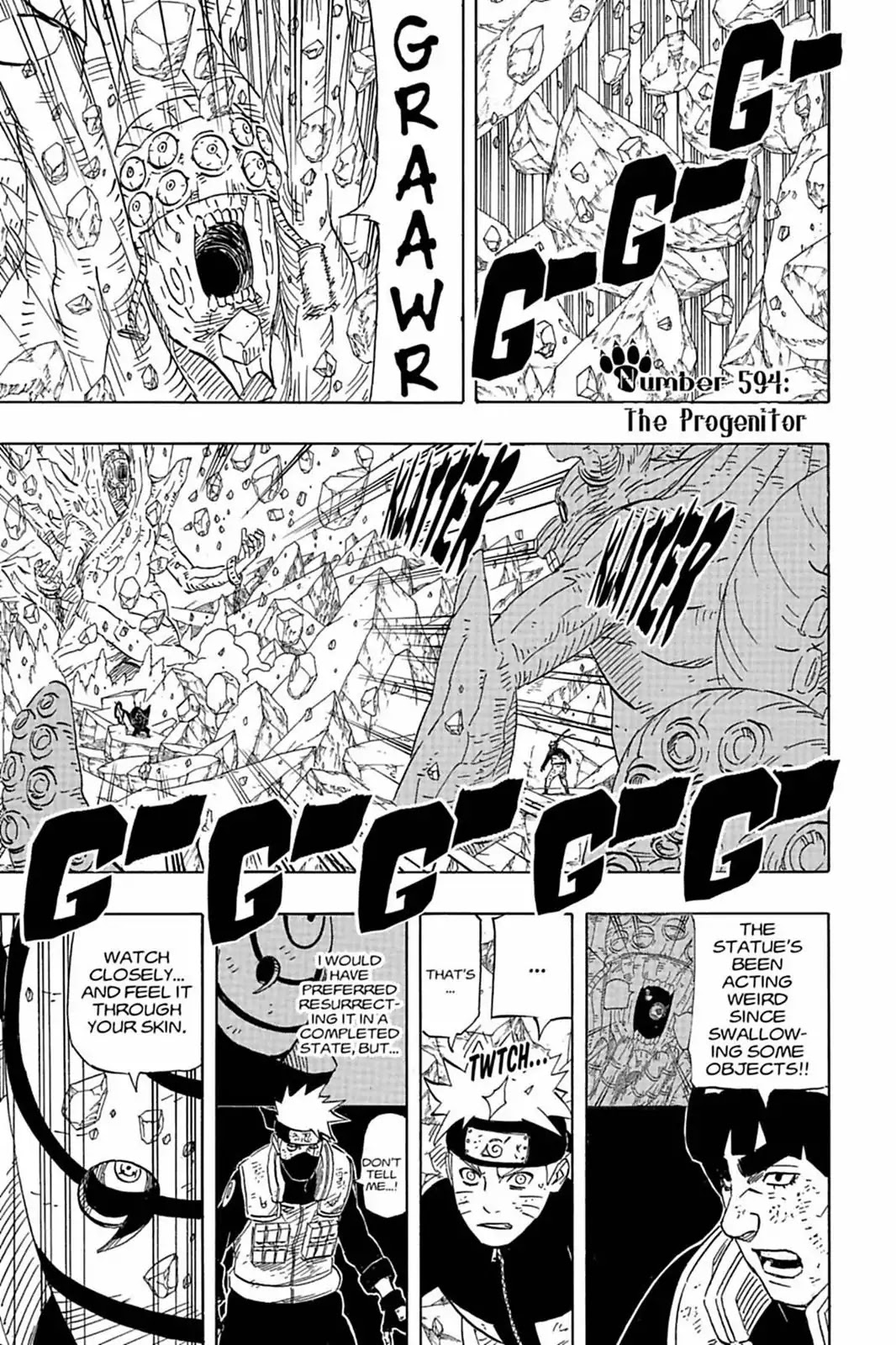 Naruto Chapter 594 page 1 - Chapter 594: The Progenitor