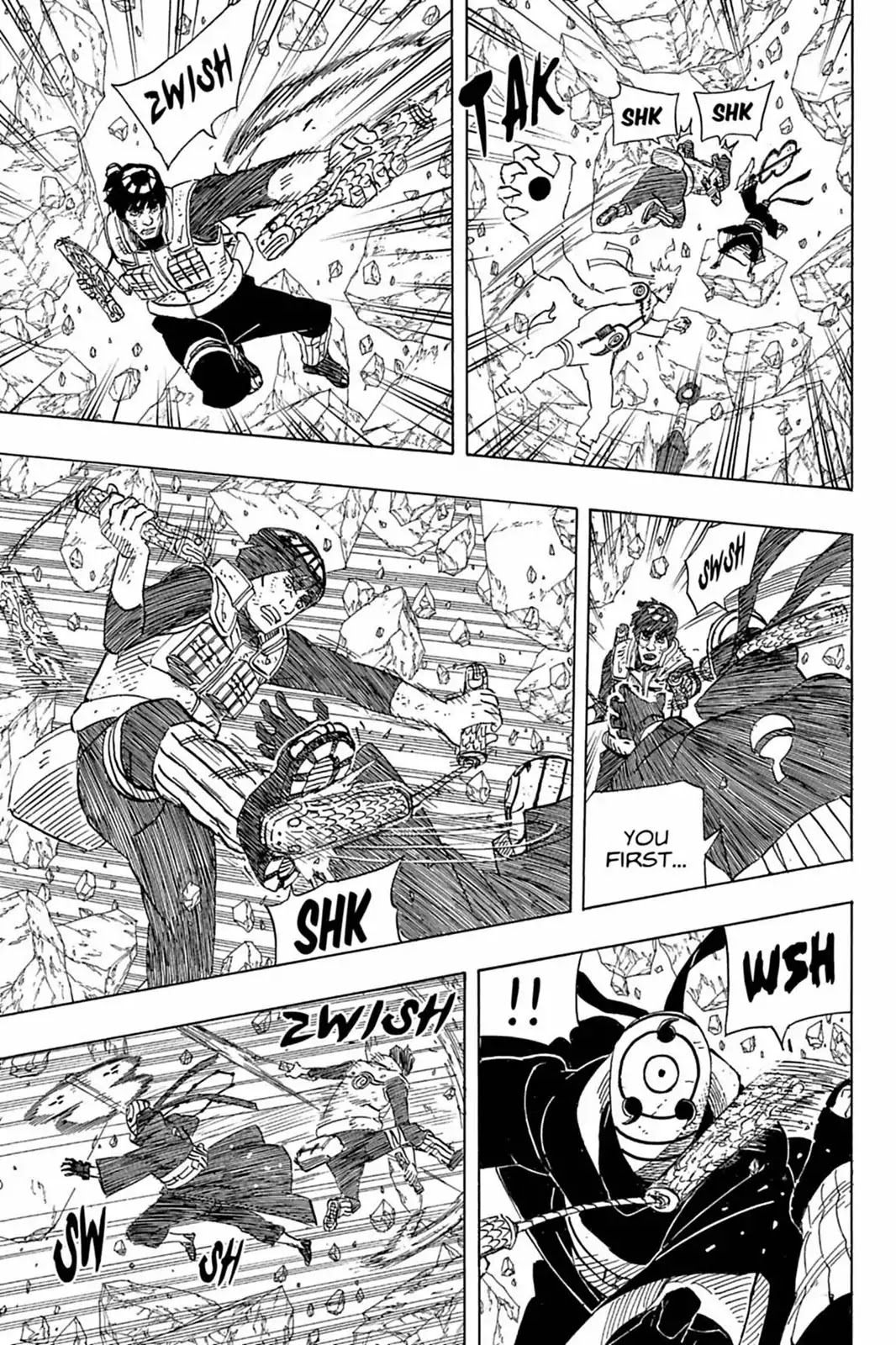 Naruto Chapter 595 page 10 - Chapter 595: The Crack