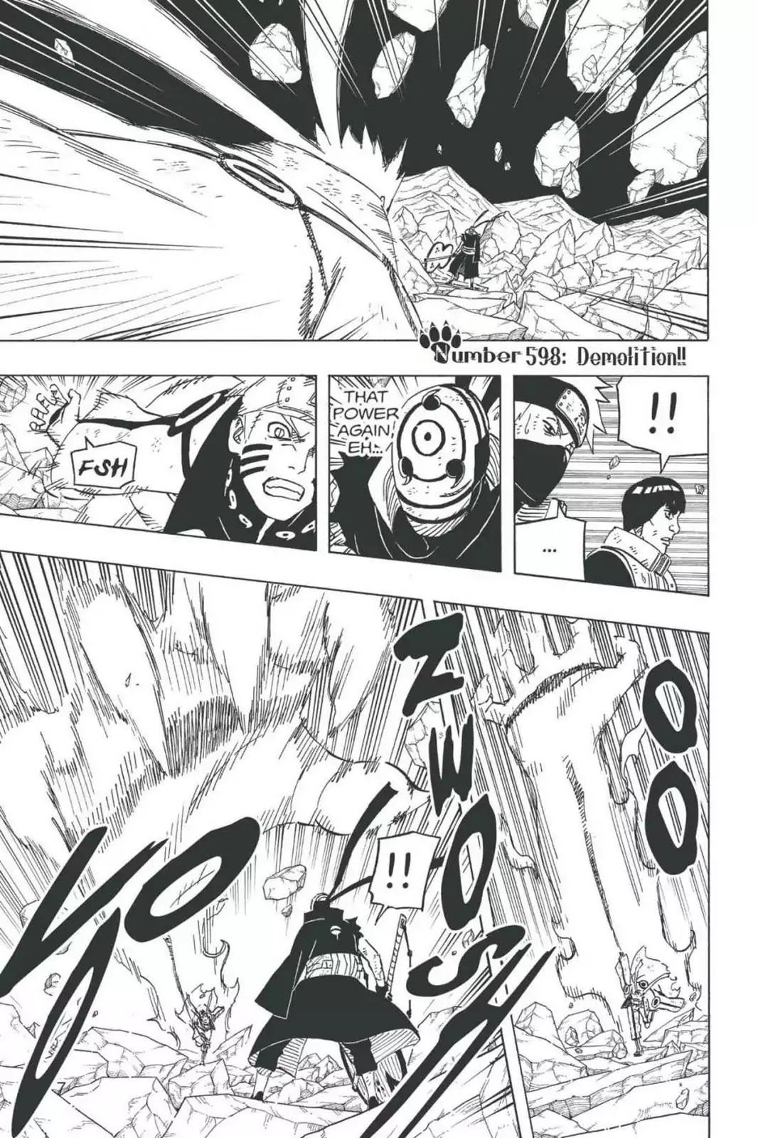 Naruto Chapter 598 page 8 - Chapter 598: Demolition!!