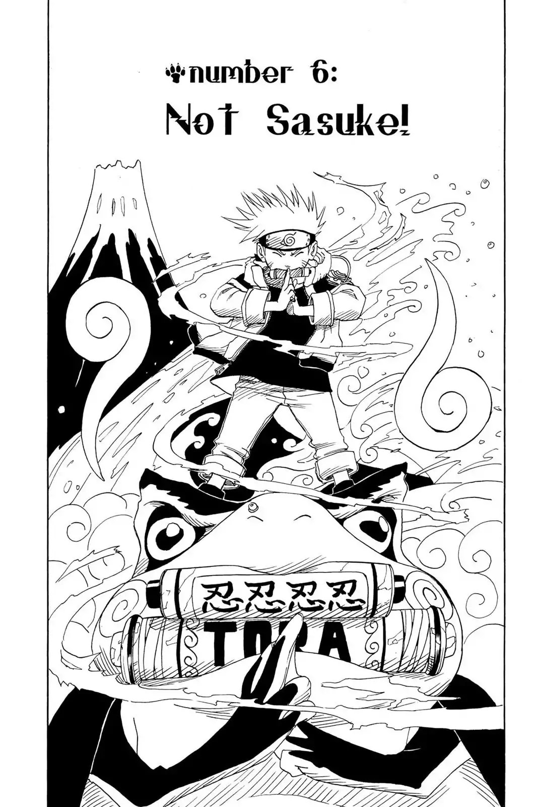 Naruto Chapter 6 page 2 - Chapter 6: Not Sasuke!
