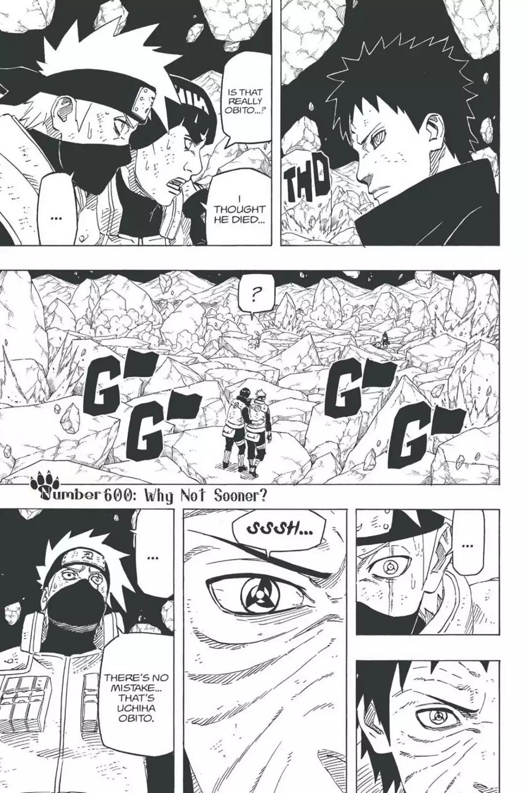 Naruto Chapter 600 page 1 - Chapter 600: Why Not Sooner?