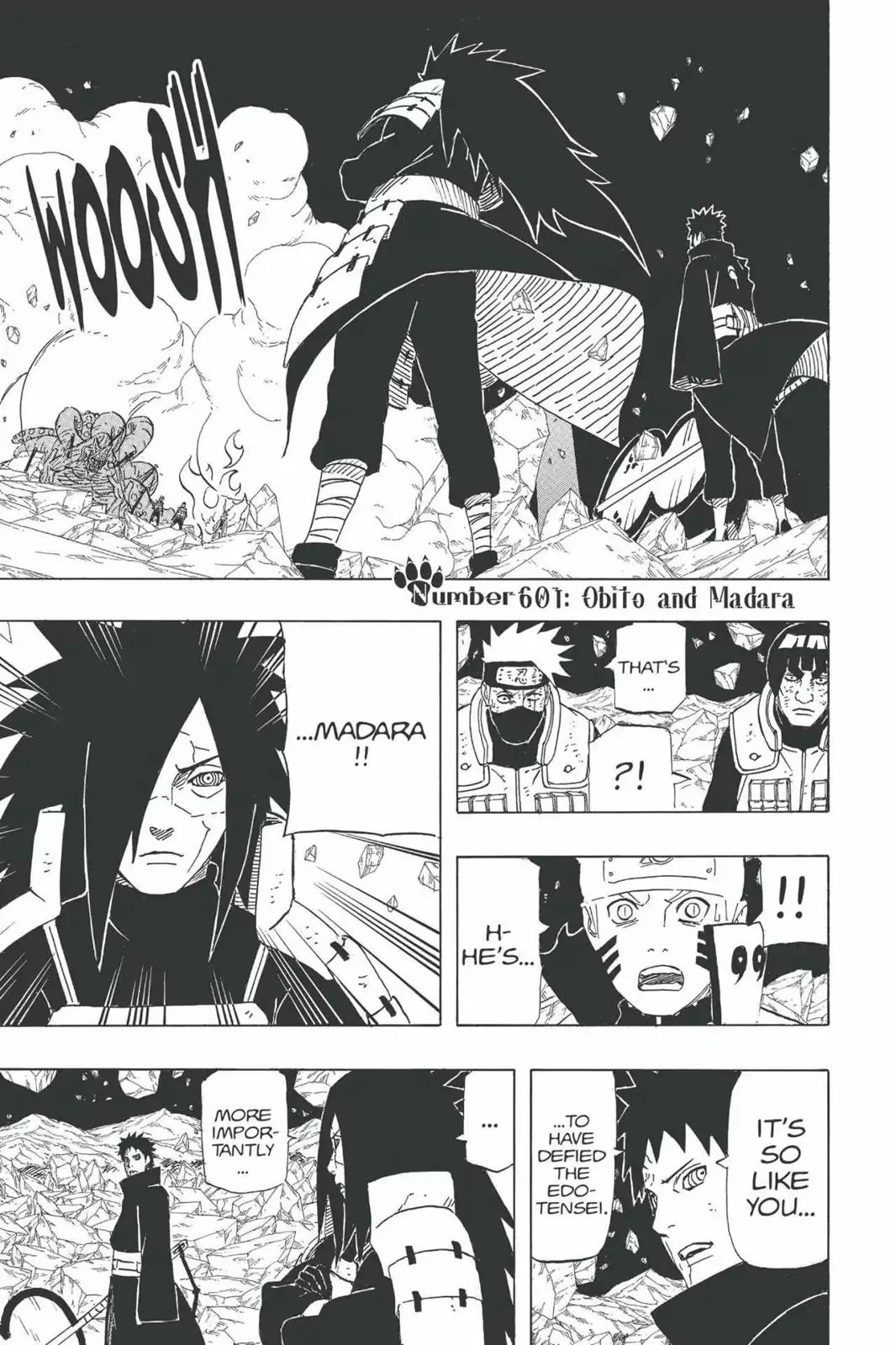 Naruto Chapter 601 page 1 - Chapter 601: Obito And Madara