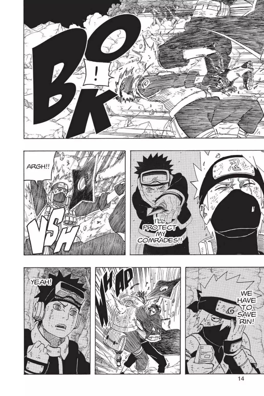 Naruto Chapter 608 page 15 - Chapter 608: Kakashi's Resolve