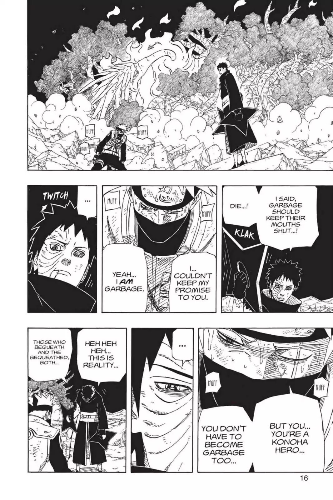 Naruto Chapter 608 page 17 - Chapter 608: Kakashi's Resolve