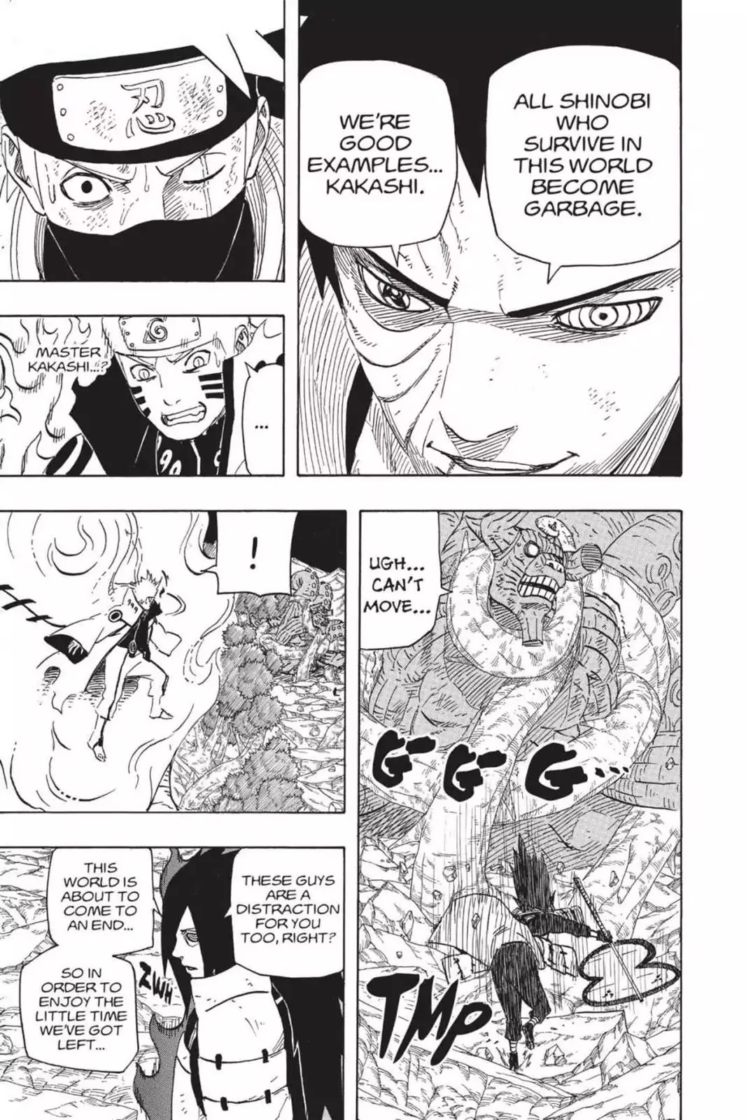 Naruto Chapter 608 page 18 - Chapter 608: Kakashi's Resolve