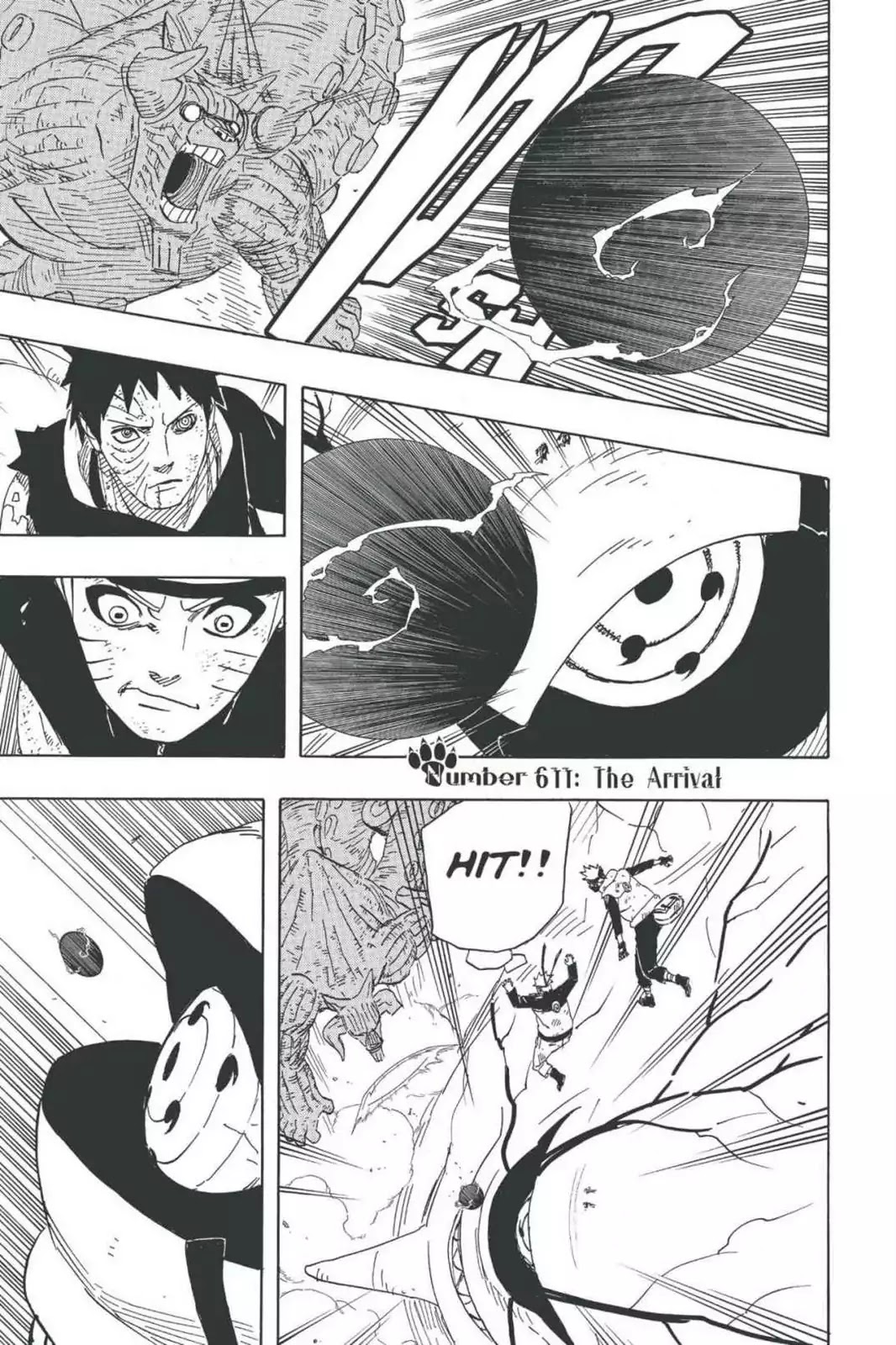 Naruto Chapter 611 page 1 - Chapter 611: The Arrival