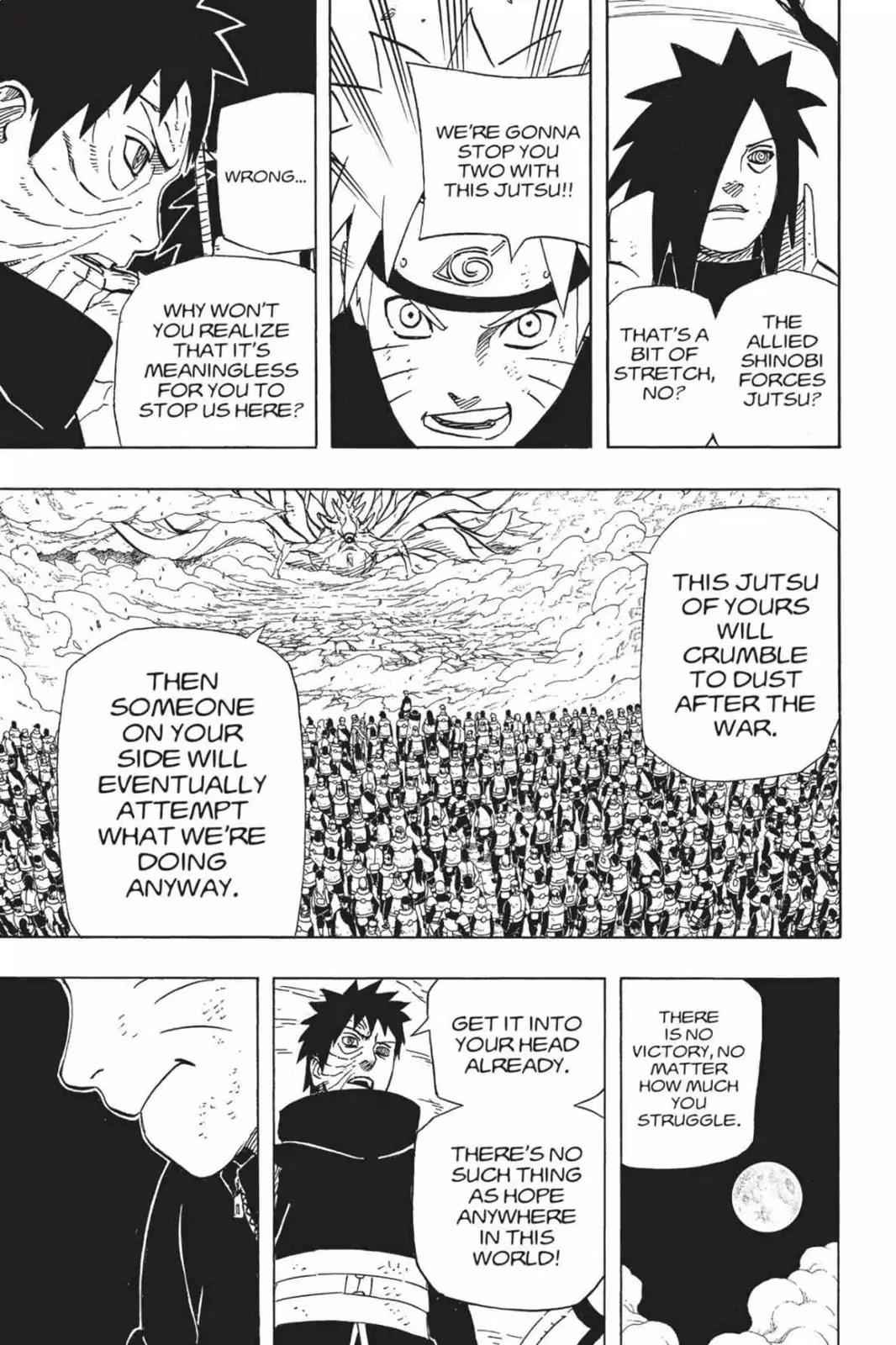 Naruto Chapter 612 page 1 - Chapter 612: The Allied Shinobi Forces Jutsu!!
