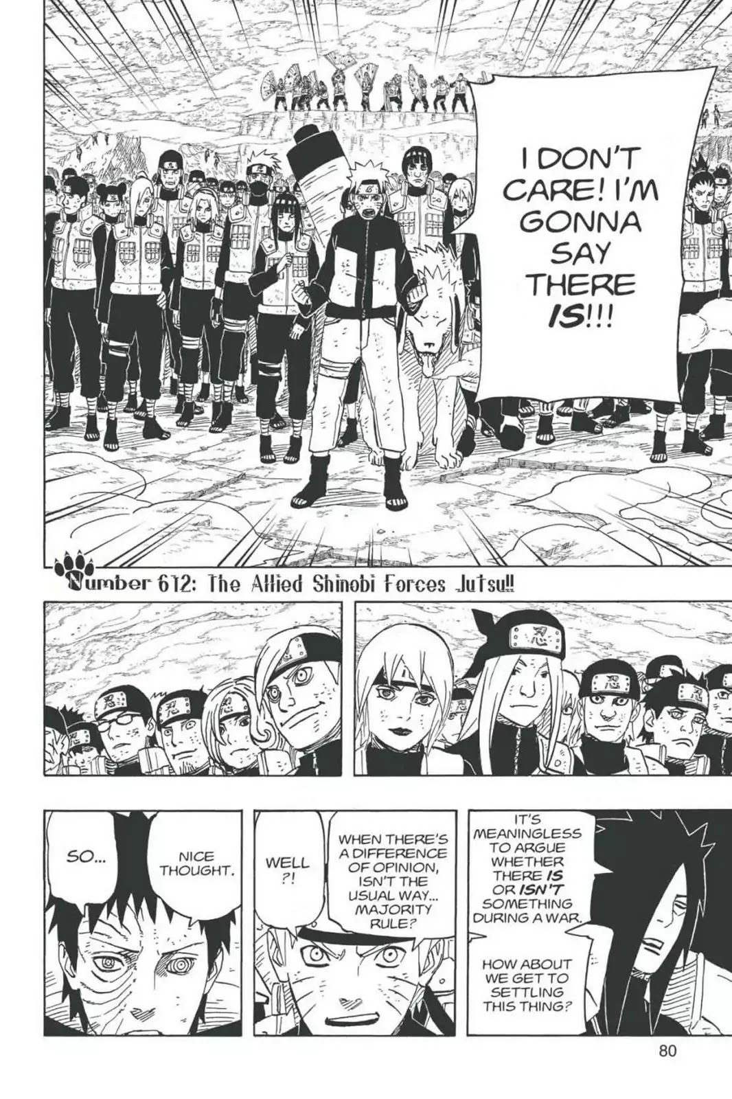 Naruto Chapter 612 page 2 - Chapter 612: The Allied Shinobi Forces Jutsu!!