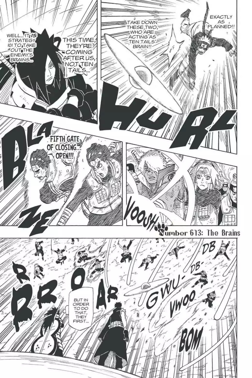 Naruto Chapter 613 page 1 - Chapter 613: The Brains