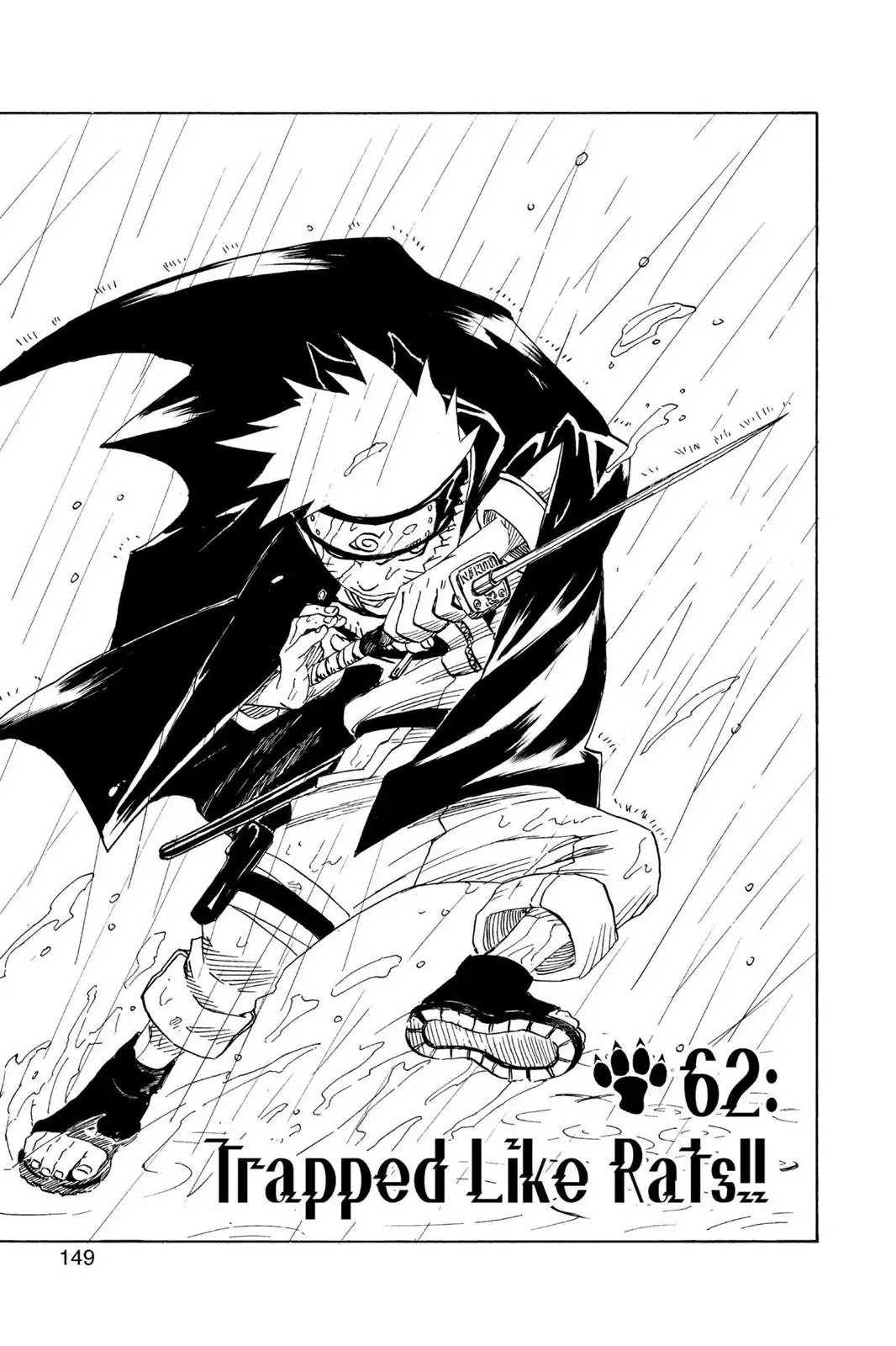 Naruto Chapter 62 page 1 - Chapter 62: Trapped Like Rats!!