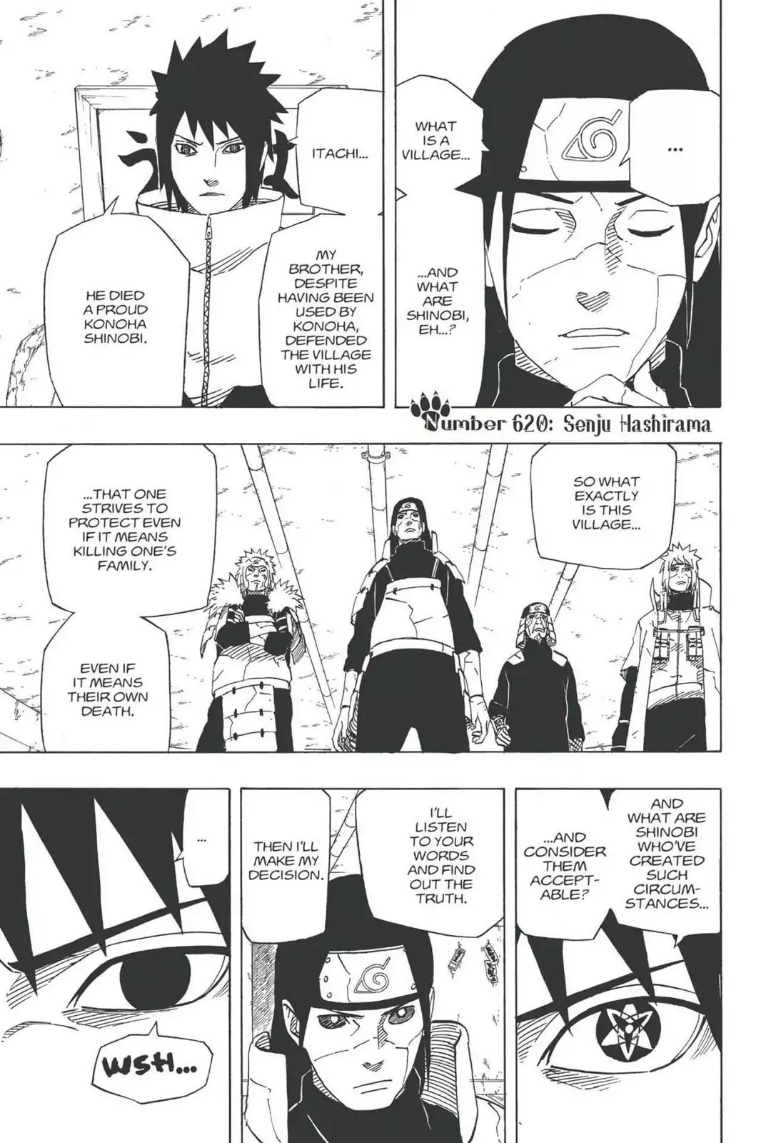 Naruto Chapter 620 page 1 - Chapter 620: Senju Hashirama