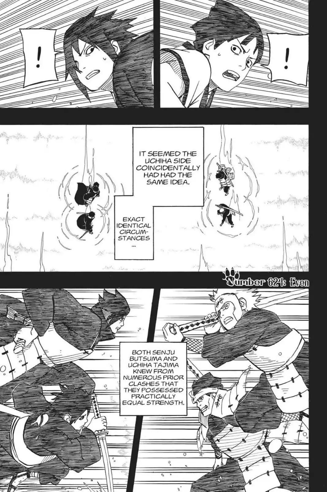 Naruto Chapter 624 page 1 - Chapter 624: Even