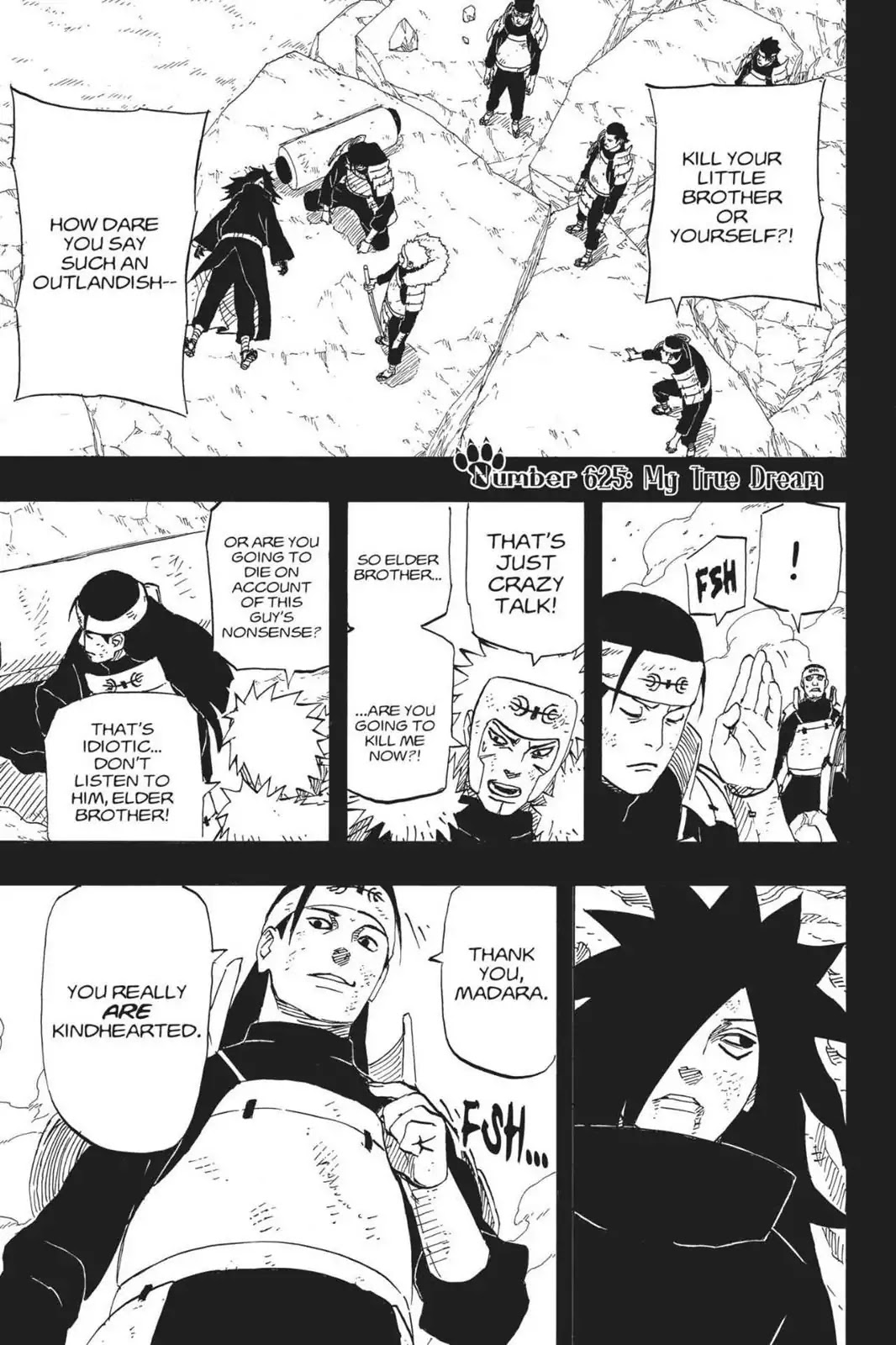 Naruto Chapter 625 page 1 - Chapter 625: My True Dream