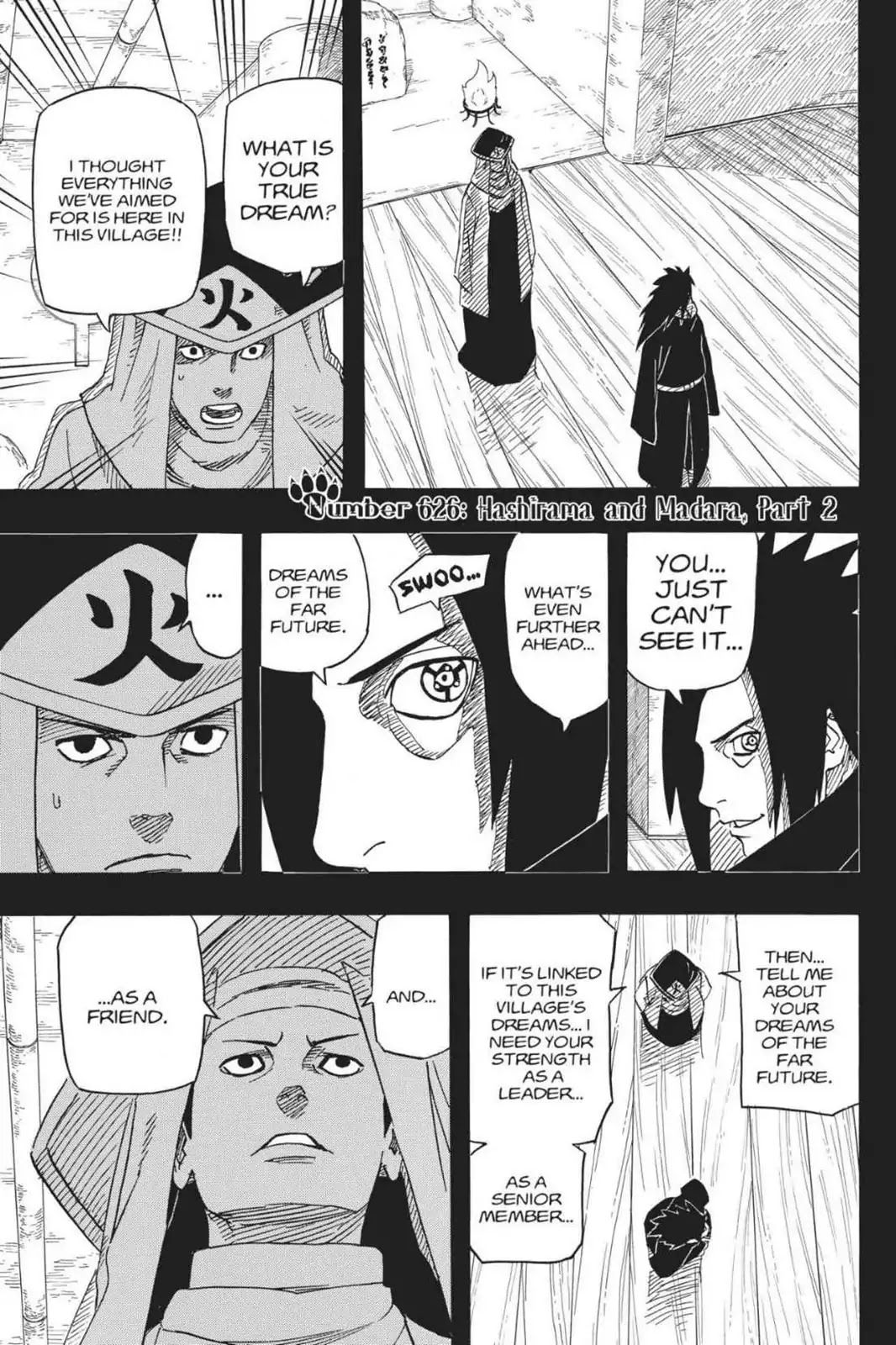 Naruto Chapter 626 page 1 - Chapter 626: Hashirama And Marada (Part 2)