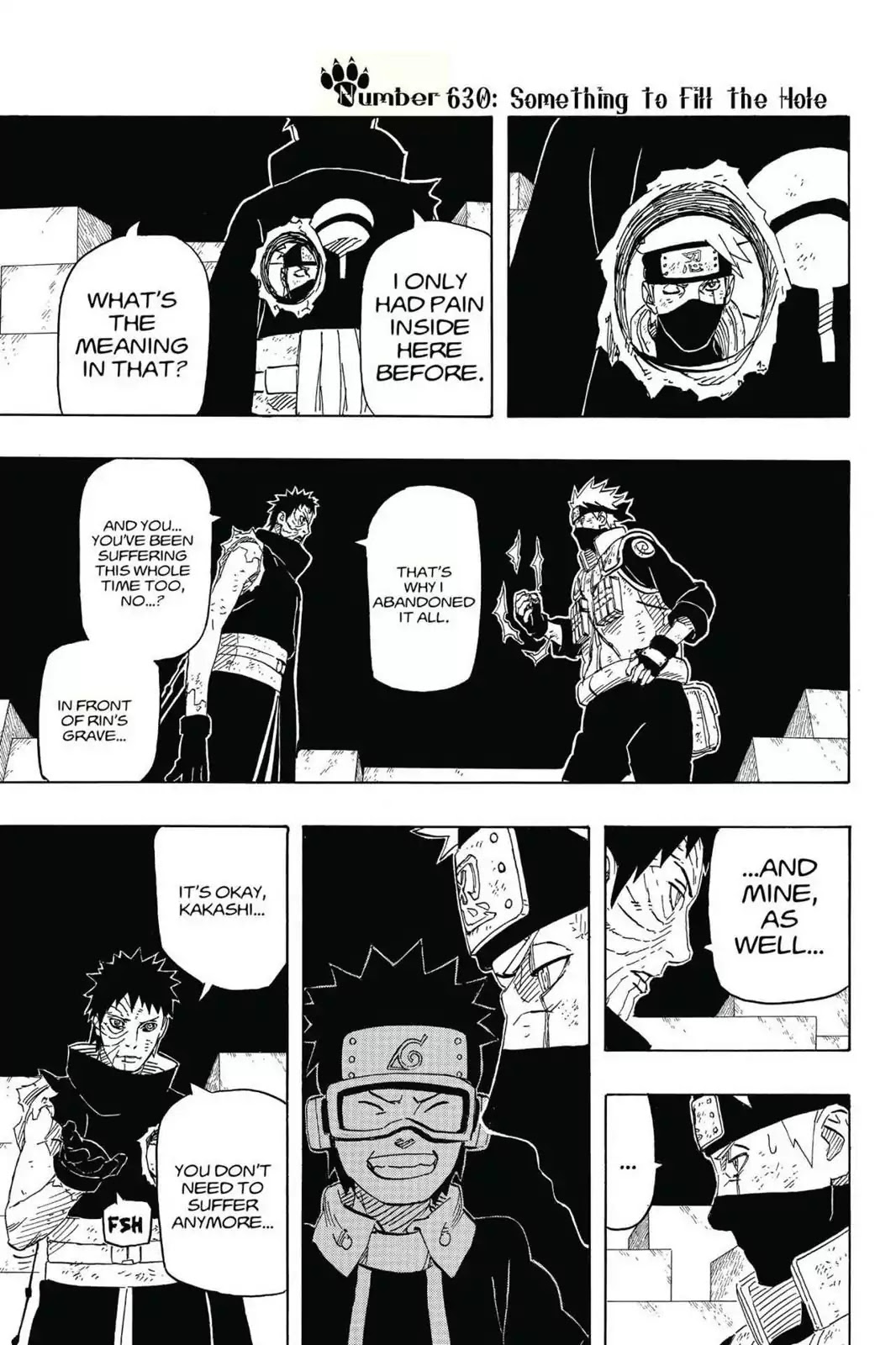 Naruto Chapter 630 page 1 - Chapter 630: Something To Fill The Hole