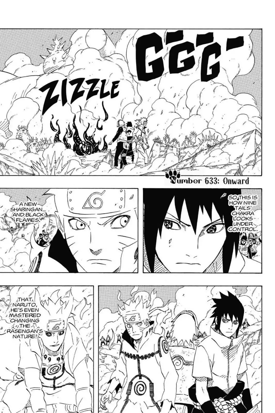Naruto Chapter 633 page 1 - Chapter 633: Onward
