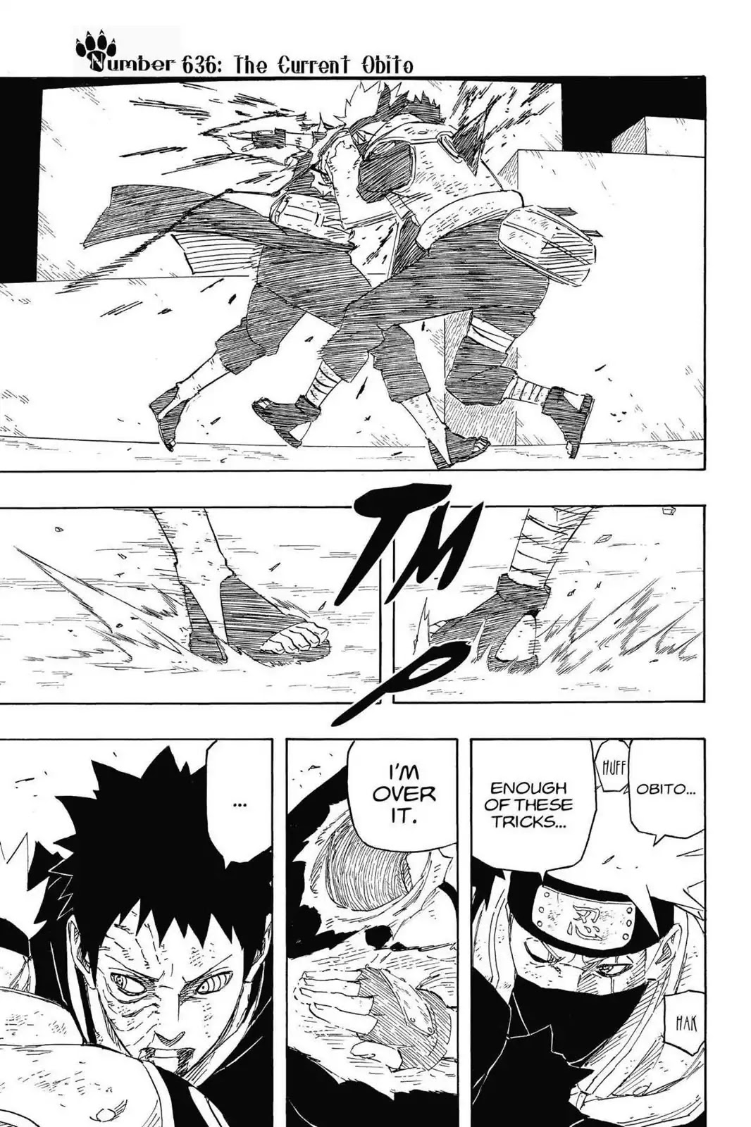 Naruto Chapter 636 page 1 - Chapter 636: The Current Obito