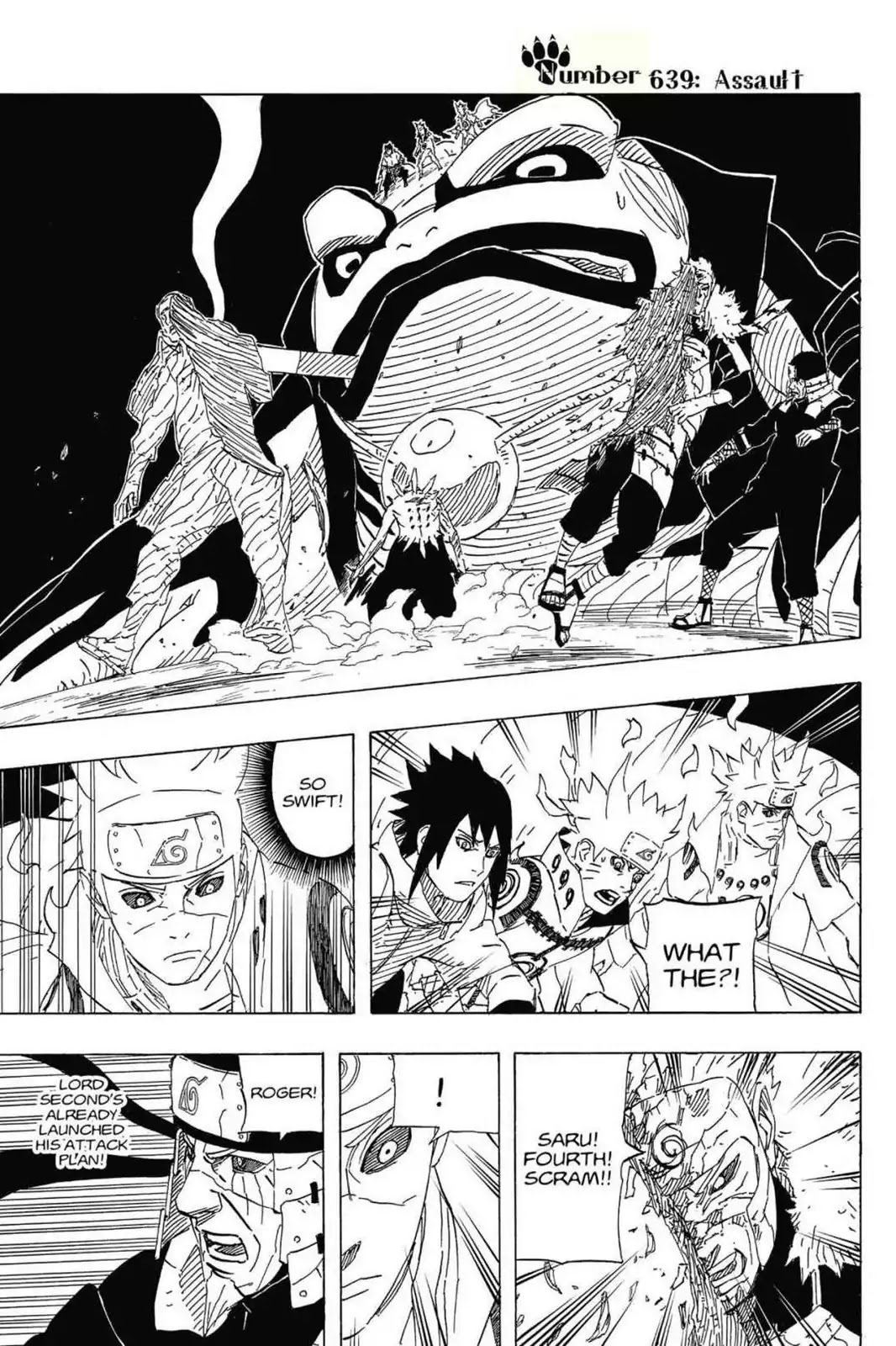 Naruto Chapter 639 page 1 - Chapter 639: Assault