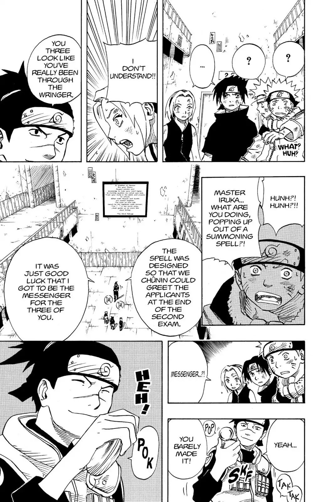 Naruto Chapter 64 page 12 - Chapter 64: Lord Hokage's Message...!!