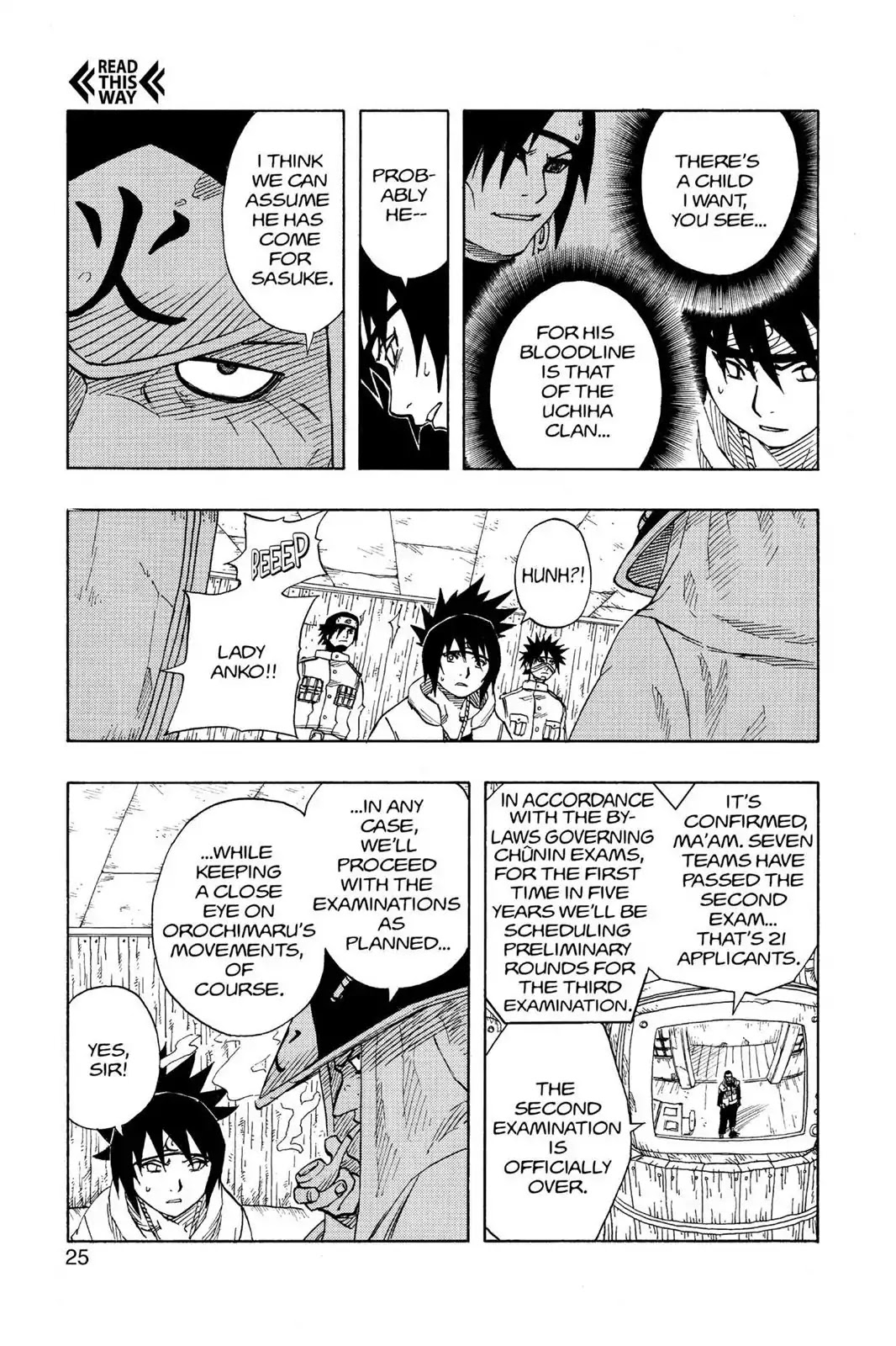 Naruto Chapter 64 page 26 - Chapter 64: Lord Hokage's Message...!!