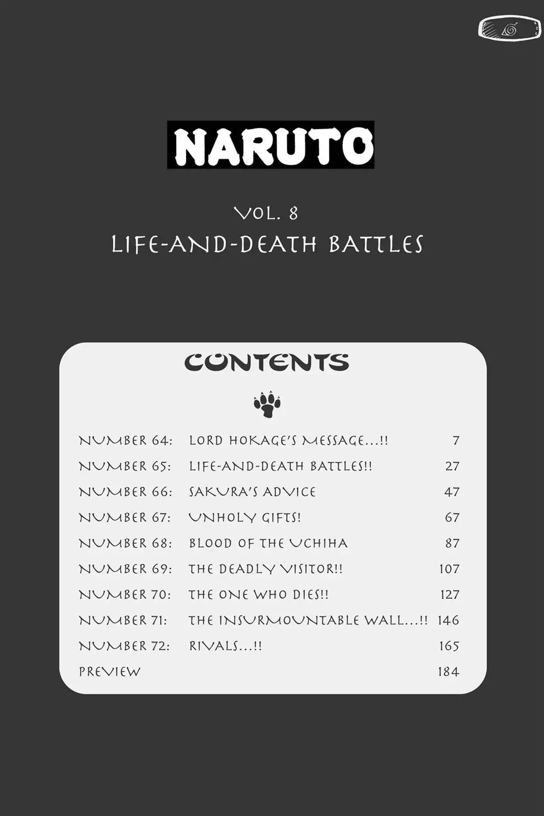 Naruto Chapter 64 page 7 - Chapter 64: Lord Hokage's Message...!!