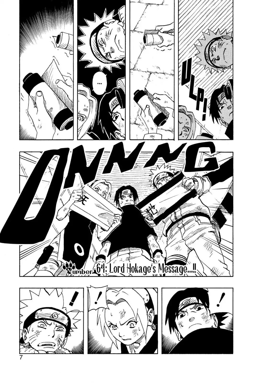 Naruto Chapter 64 page 8 - Chapter 64: Lord Hokage's Message...!!