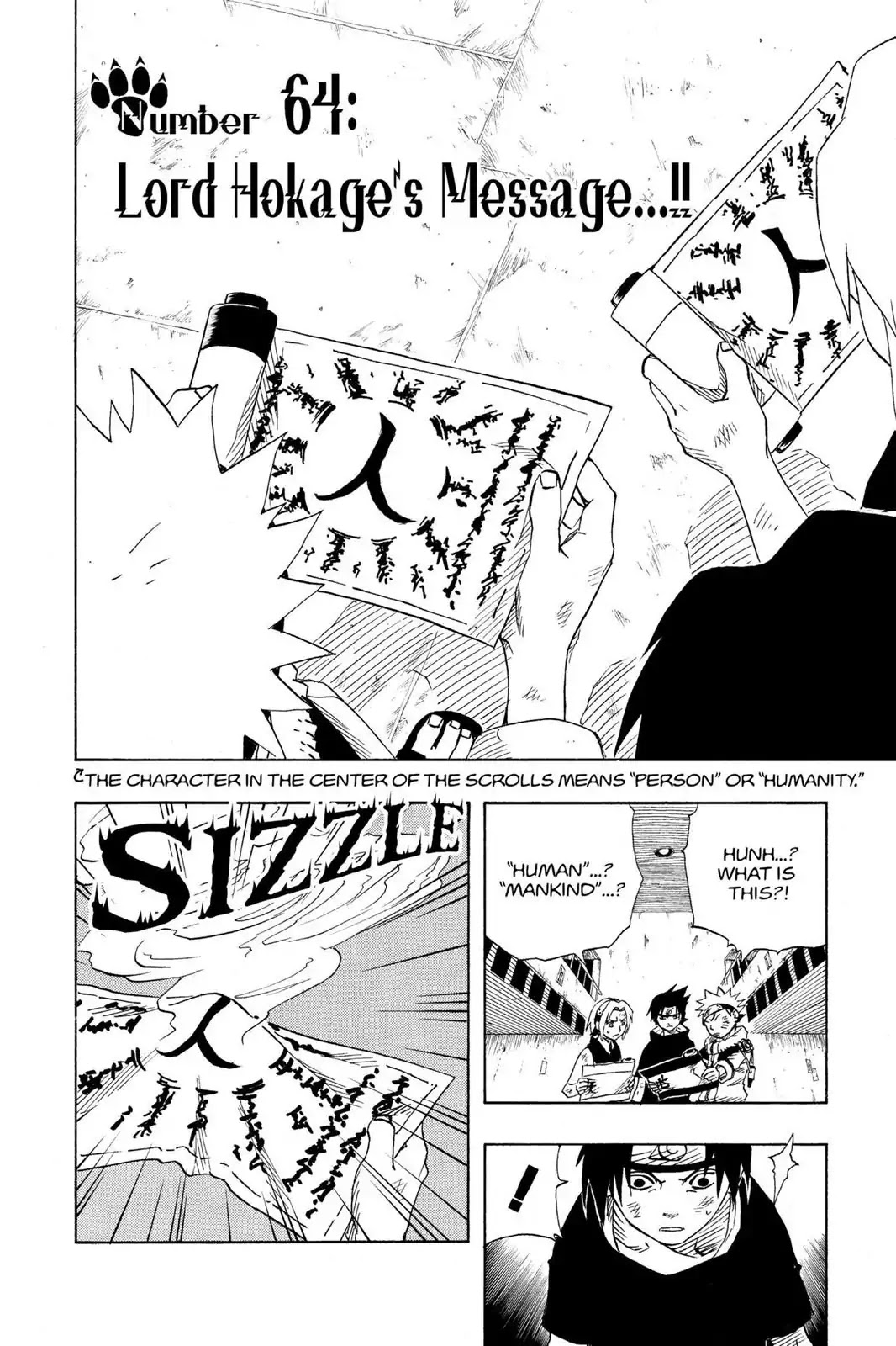 Naruto Chapter 64 page 9 - Chapter 64: Lord Hokage's Message...!!