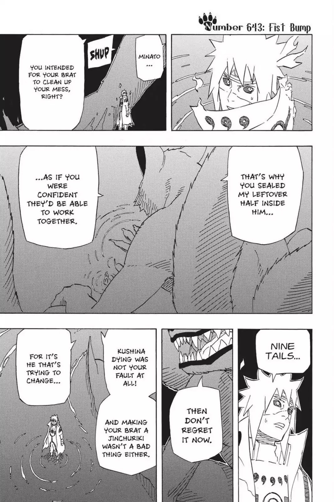 Naruto Chapter 643 page 1 - Chapter 643: Fist Bump