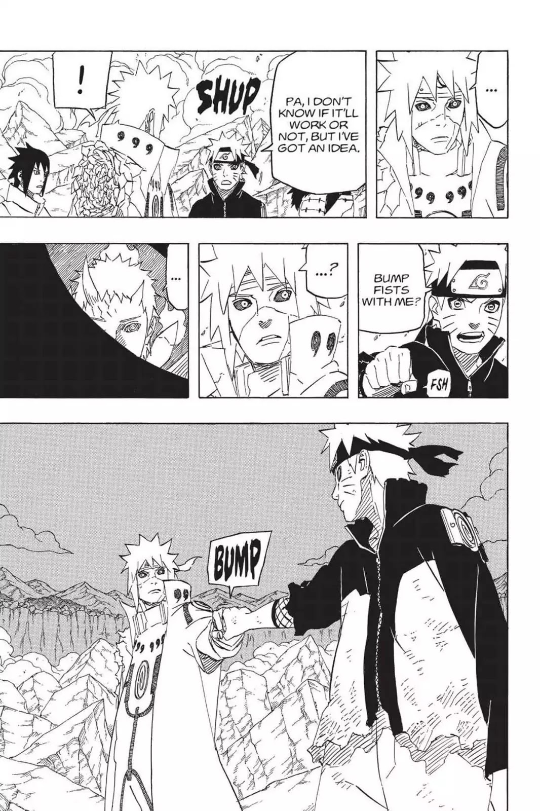Naruto Chapter 643 page 12 - Chapter 643: Fist Bump