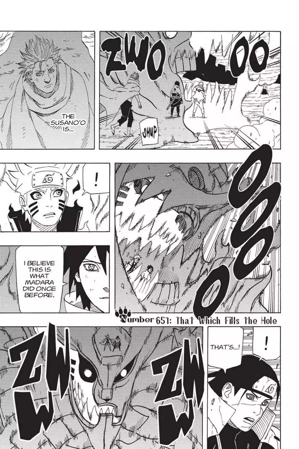 Naruto Chapter 651 page 1 - Chapter 651: That Which Fills The Hole