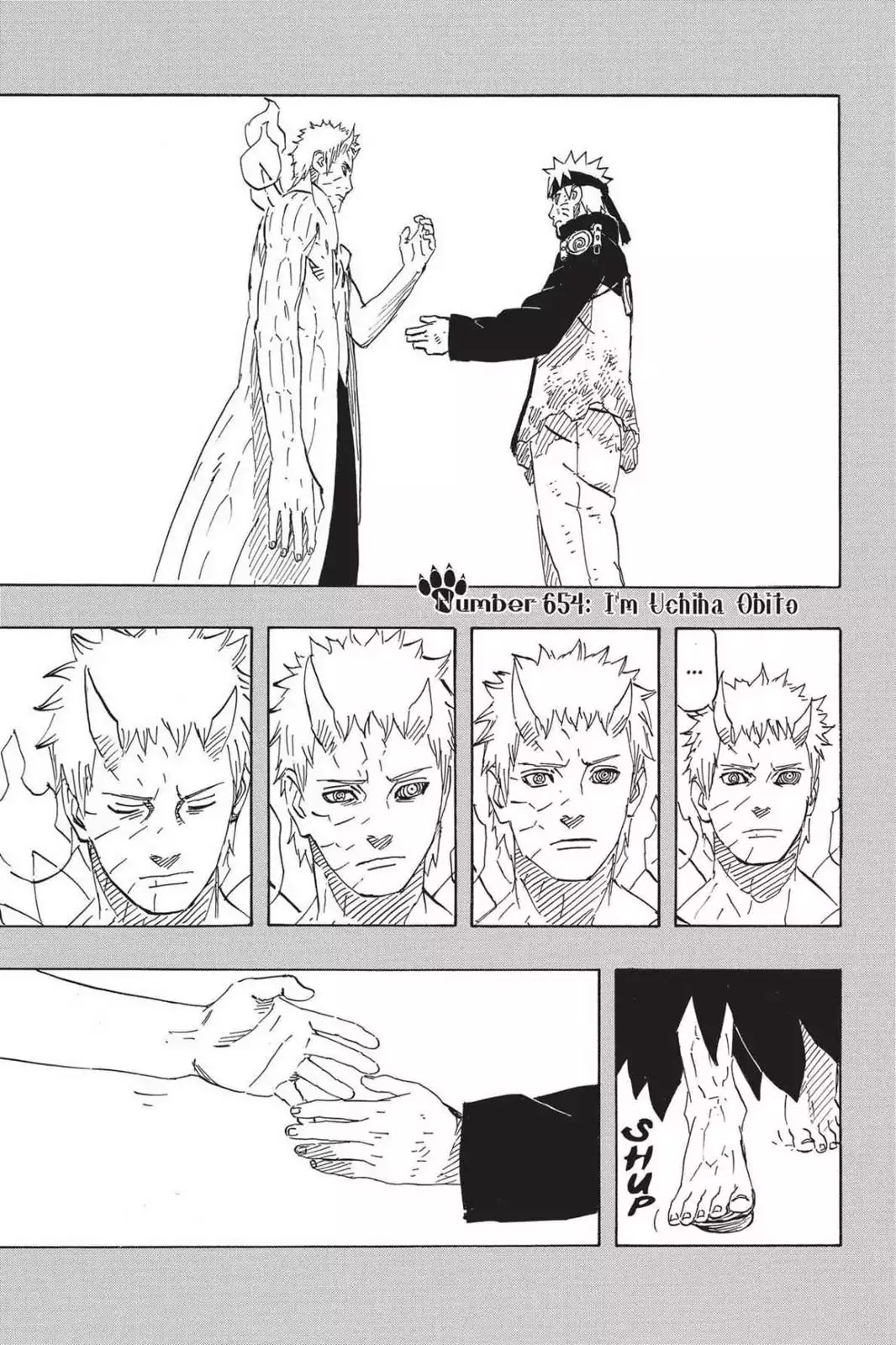 Naruto Chapter 654 page 1 - Chapter 654: I'm Uchiha Obito