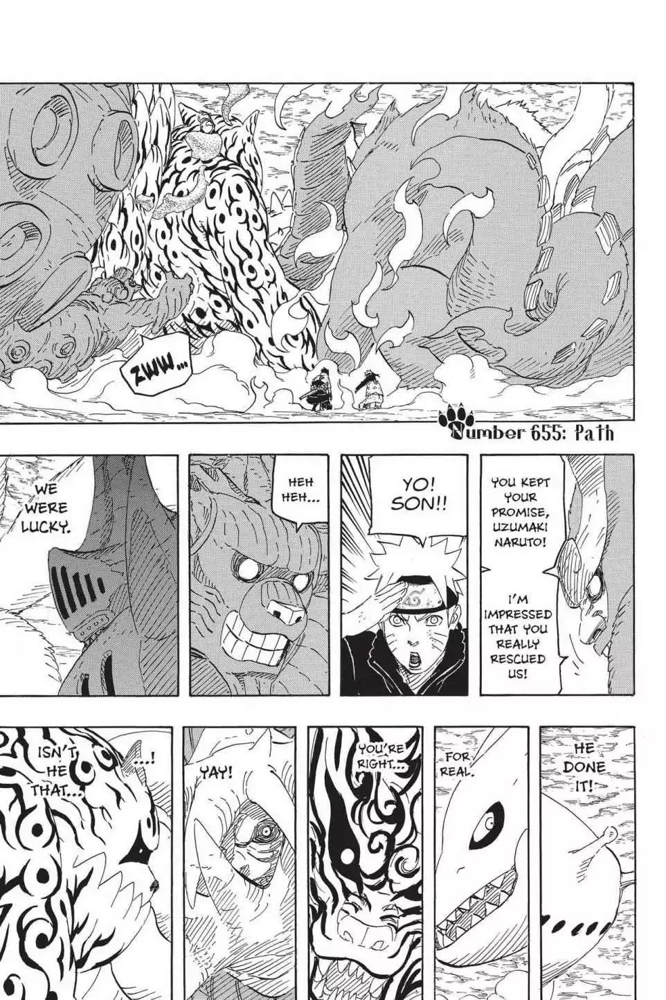 Naruto Chapter 655 page 1 - Chapter 655: Path