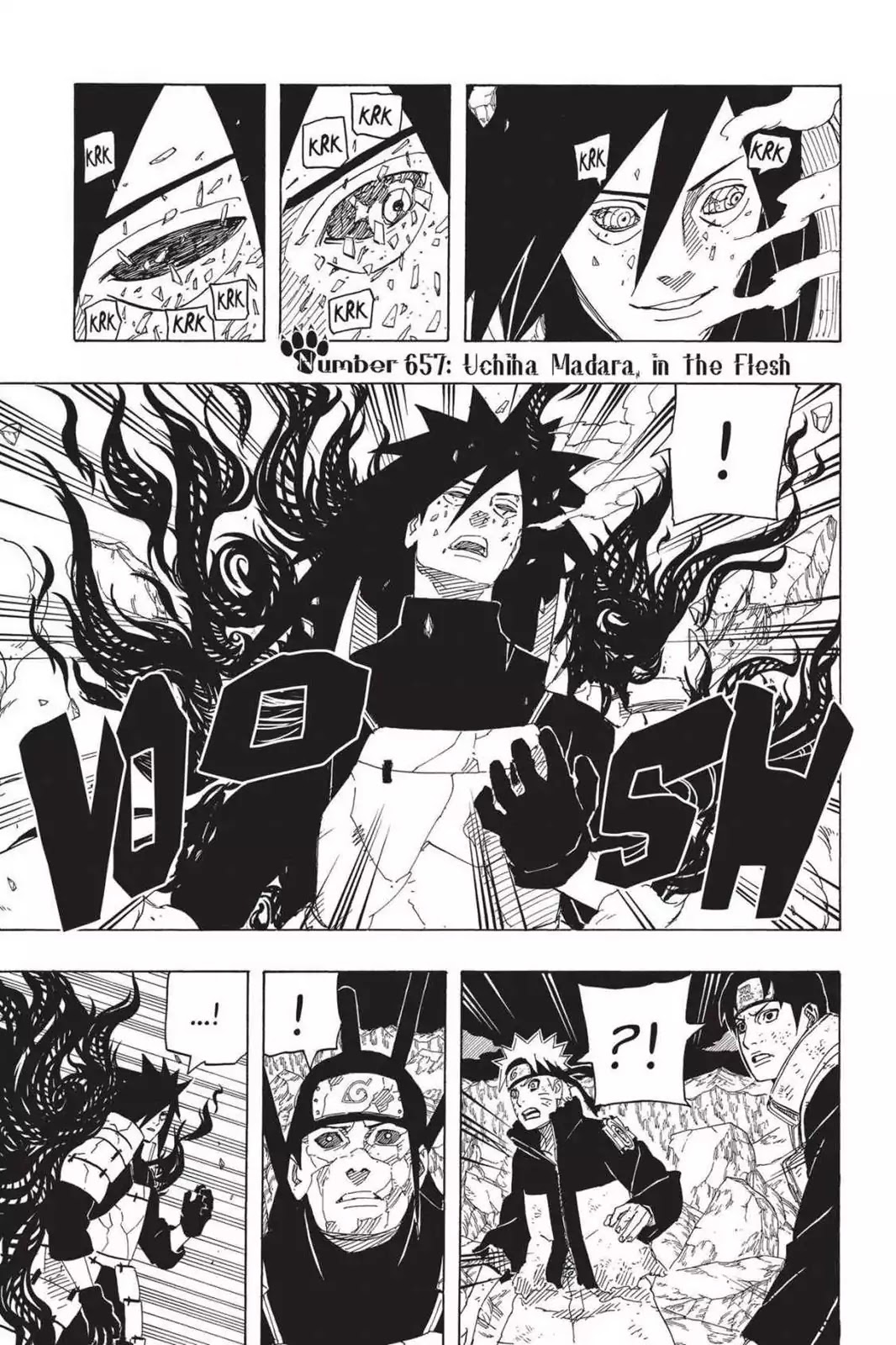 Naruto Chapter 657 page 1 - Chapter 657: Uchiha Madara, In The Flesh