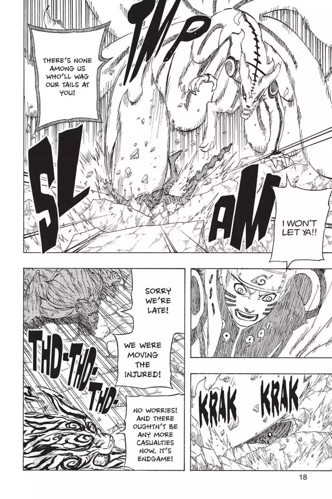 Naruto Chapter 658 page 18 - Chapter 658: Biju Vs. Madara...!!