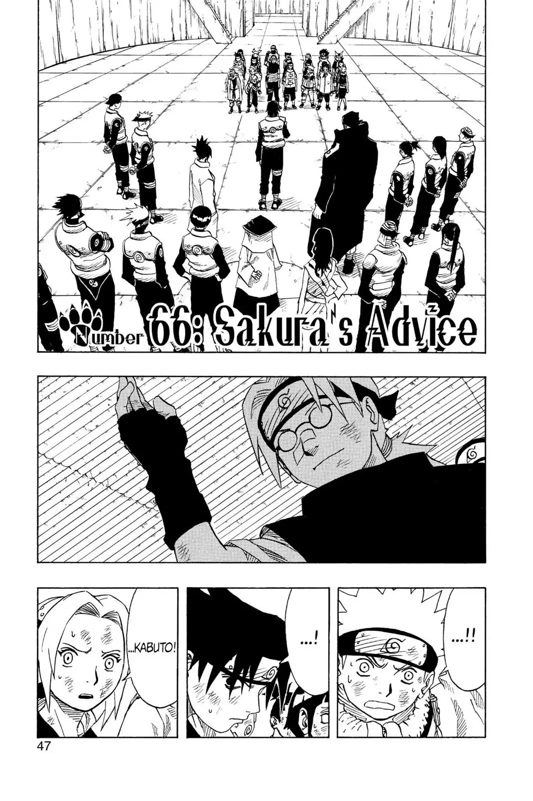 Naruto Chapter 66 page 1 - Chapter 66: Sakura's Advice