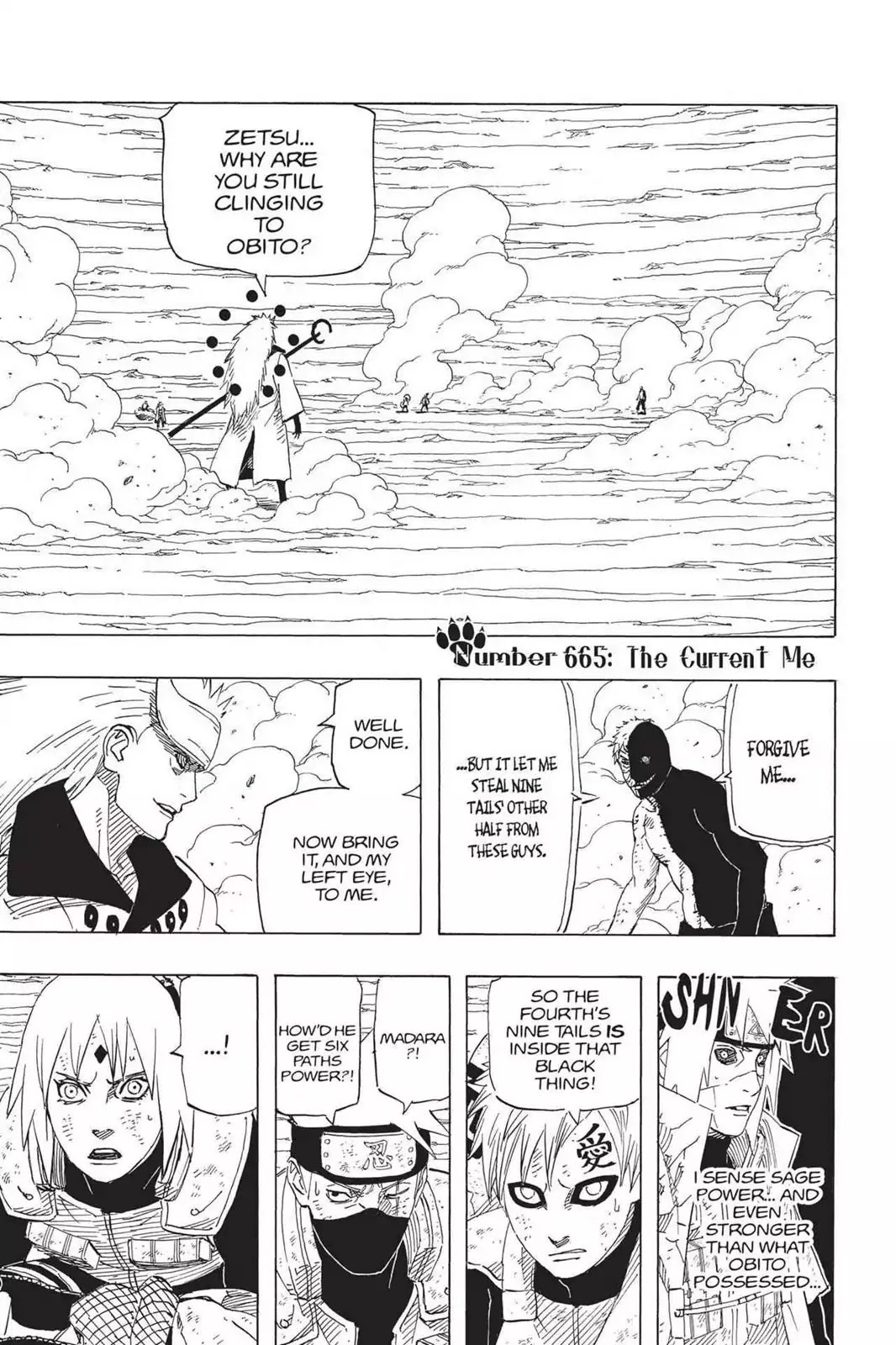 Naruto Chapter 665 page 1 - Chapter 665: The Current Me