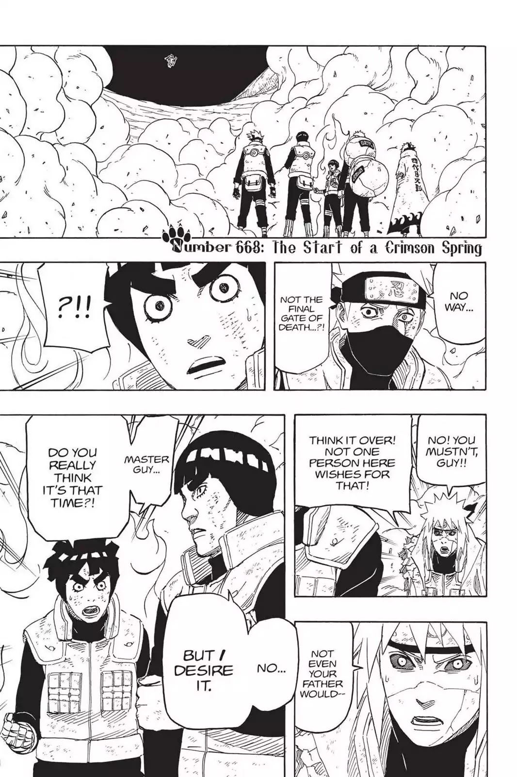 Naruto Chapter 668 page 1 - Chapter 668: The Start Of A Crimson Spring