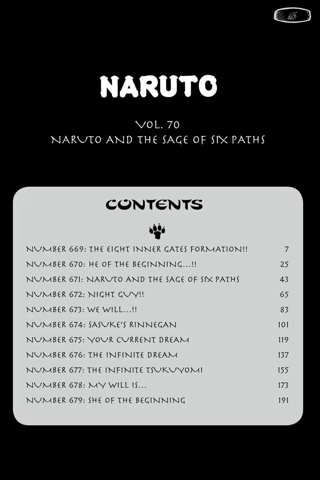 Naruto Chapter 669 page 7 - Chapter 669: The Eight Inner Gates Formation!!