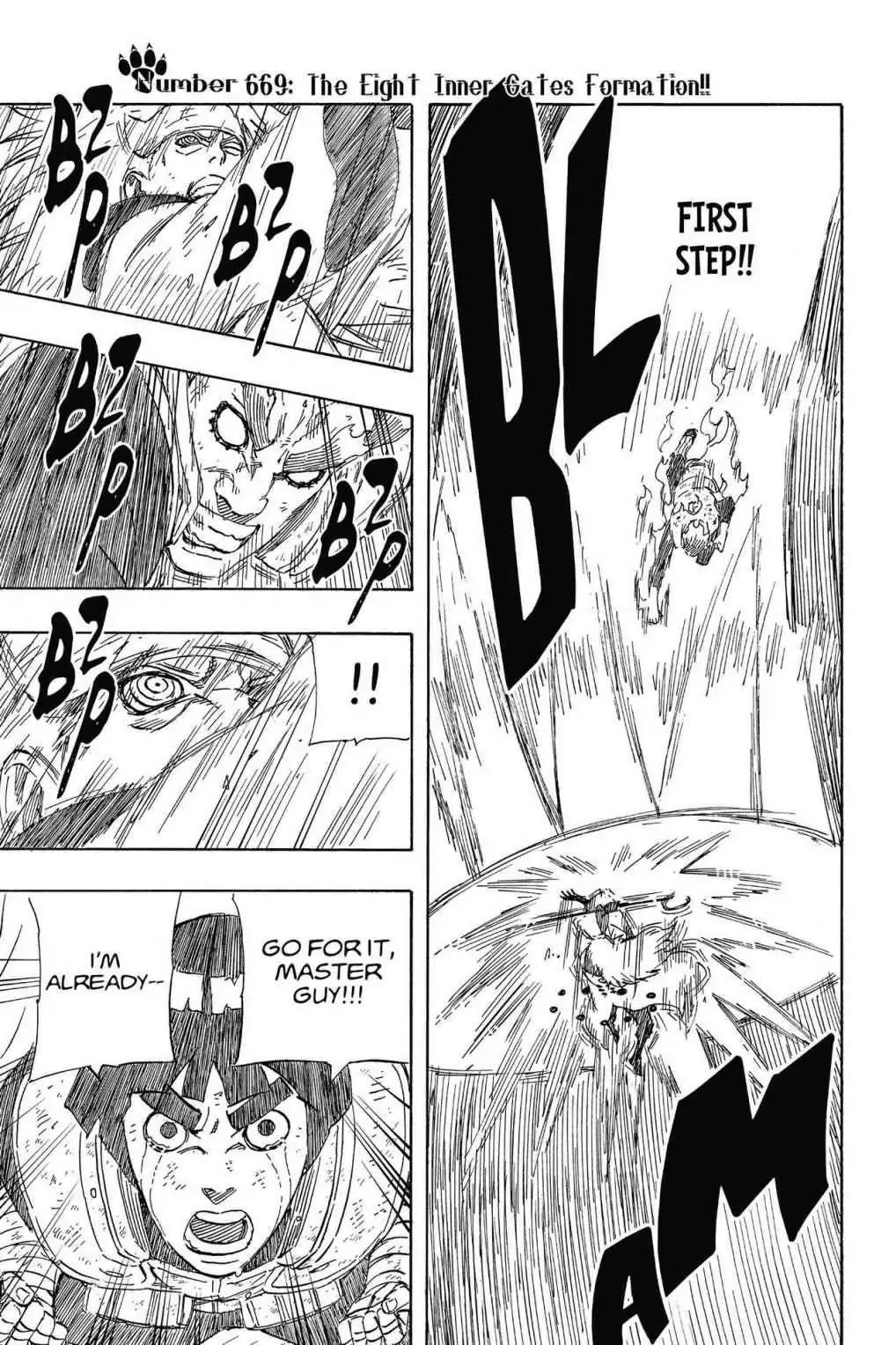 Naruto Chapter 669 page 8 - Chapter 669: The Eight Inner Gates Formation!!