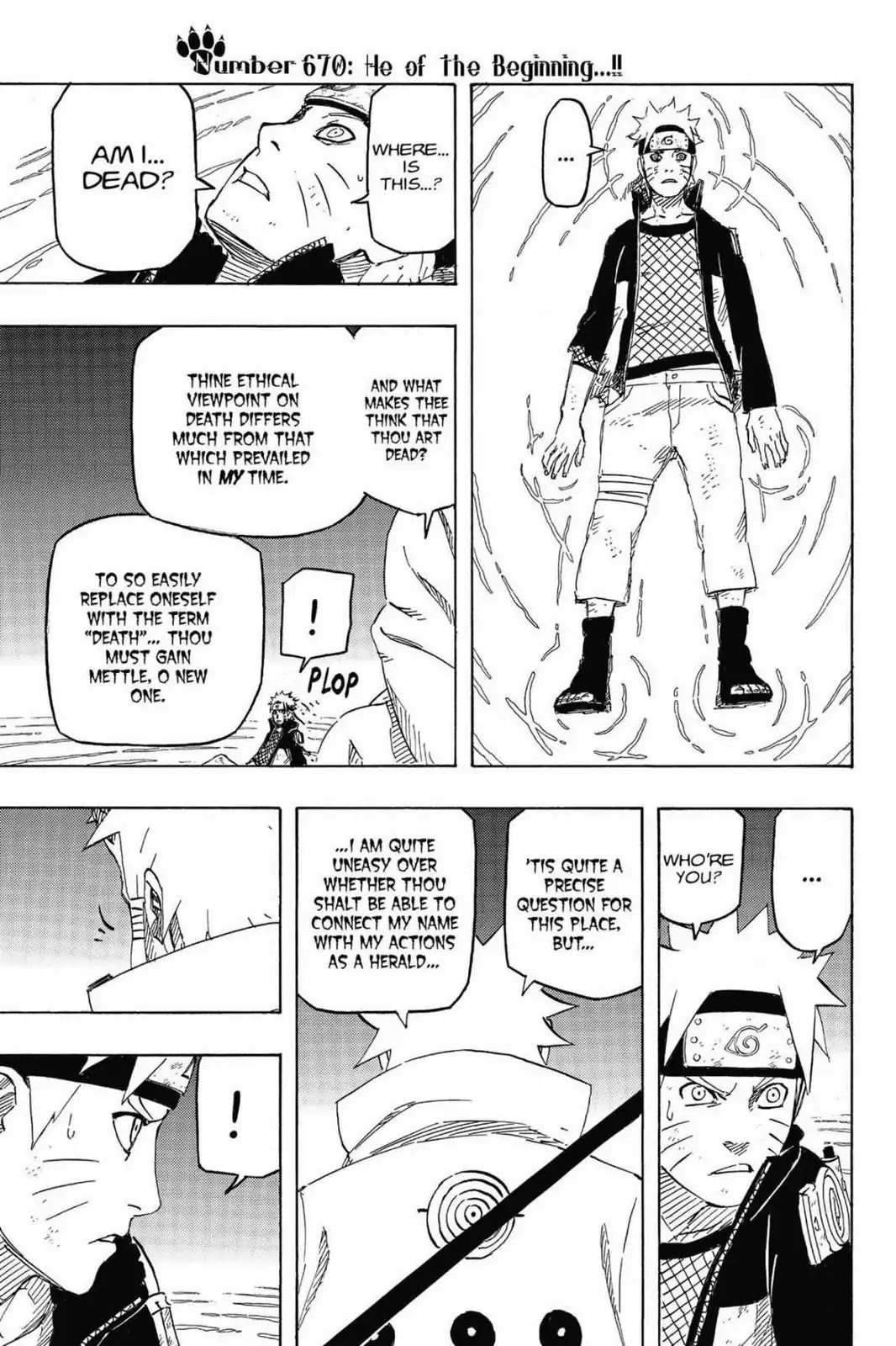 Naruto Chapter 670 page 1 - Chapter 670: He Of The Beginning...!!