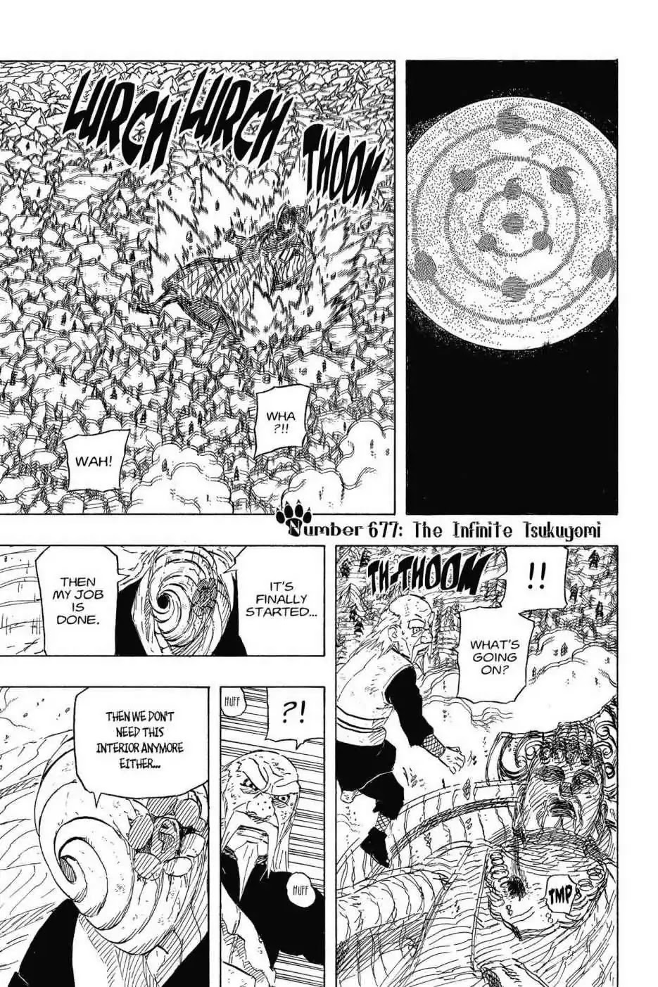 Naruto Chapter 677 page 1 - Chapter 677: The Infinite Tsukuyomi