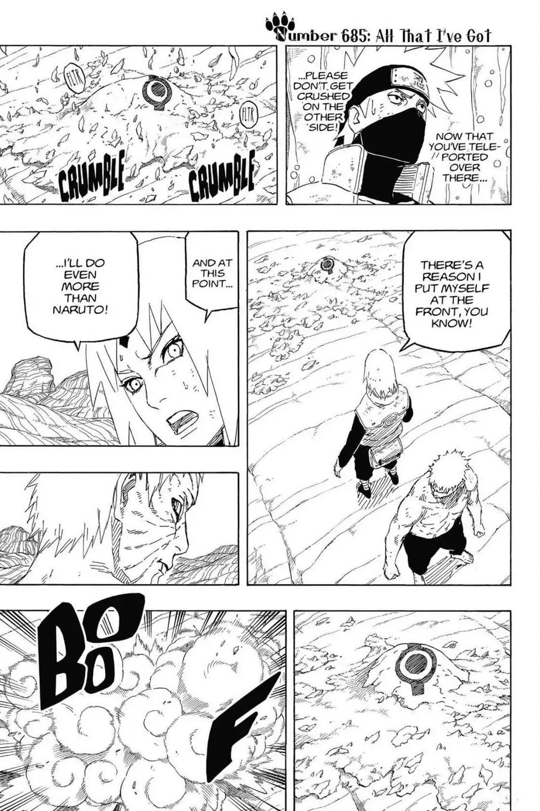 Naruto Chapter 685 page 1 - Chapter 685: All That I've Got