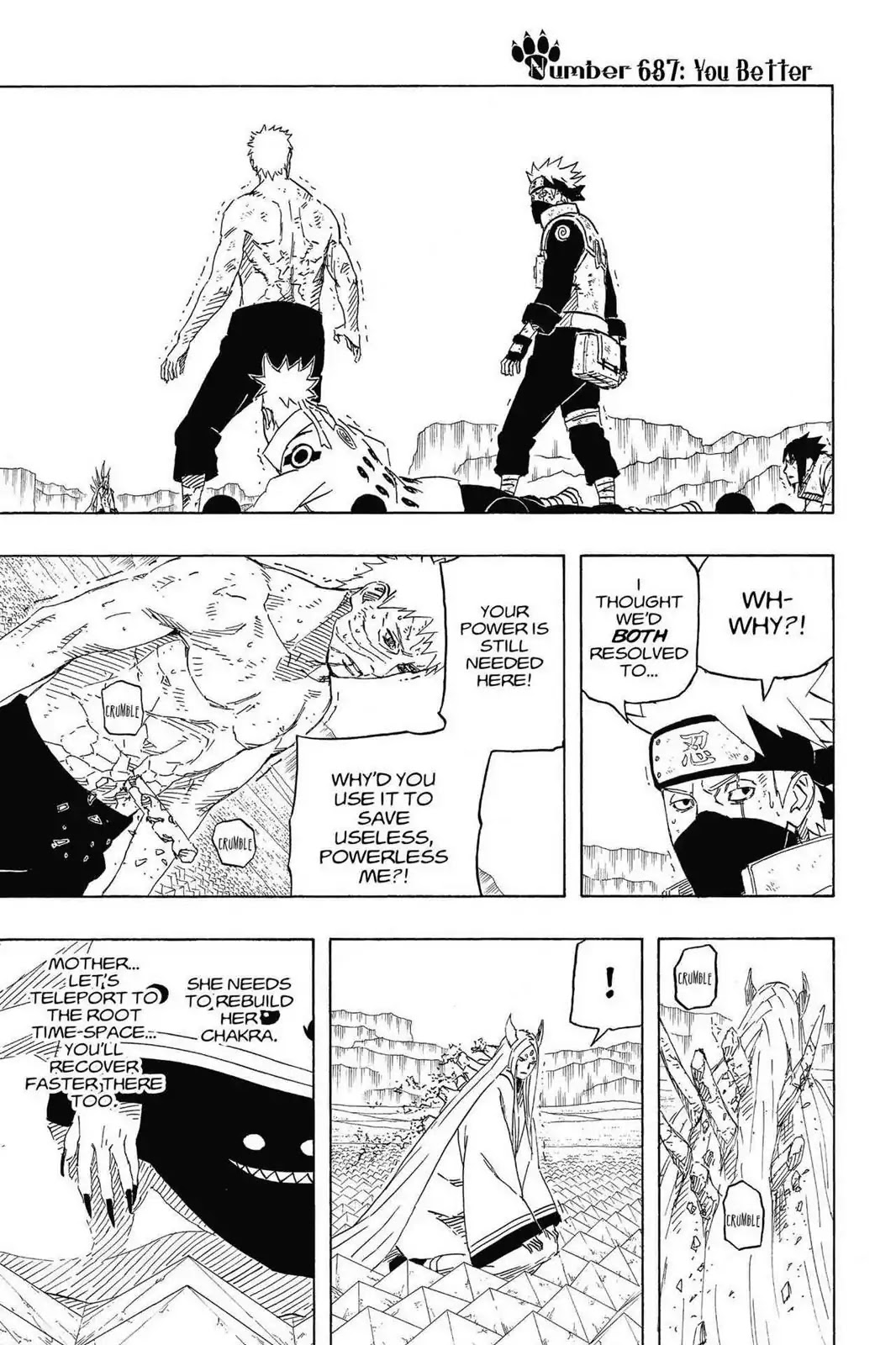 Naruto Chapter 687 page 1 - Chapter 687: You Better