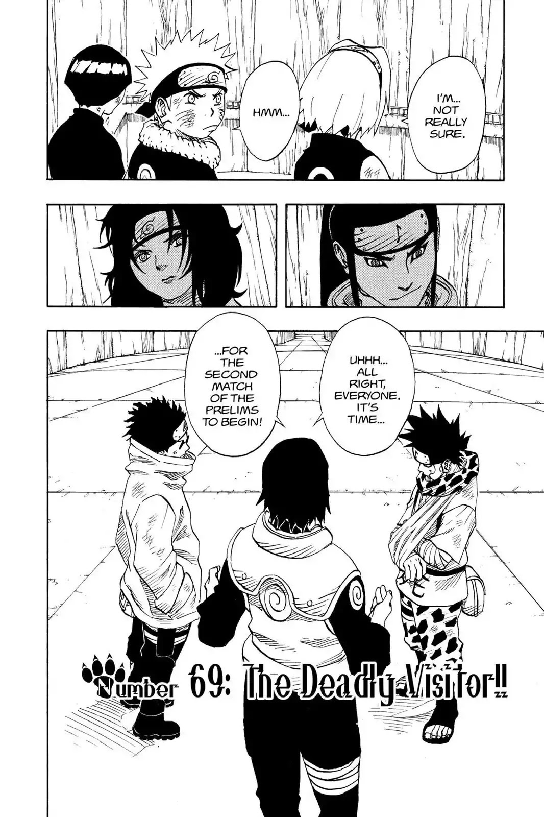 Naruto Chapter 69 page 2 - Chapter 69: The Deadly Visitor!!