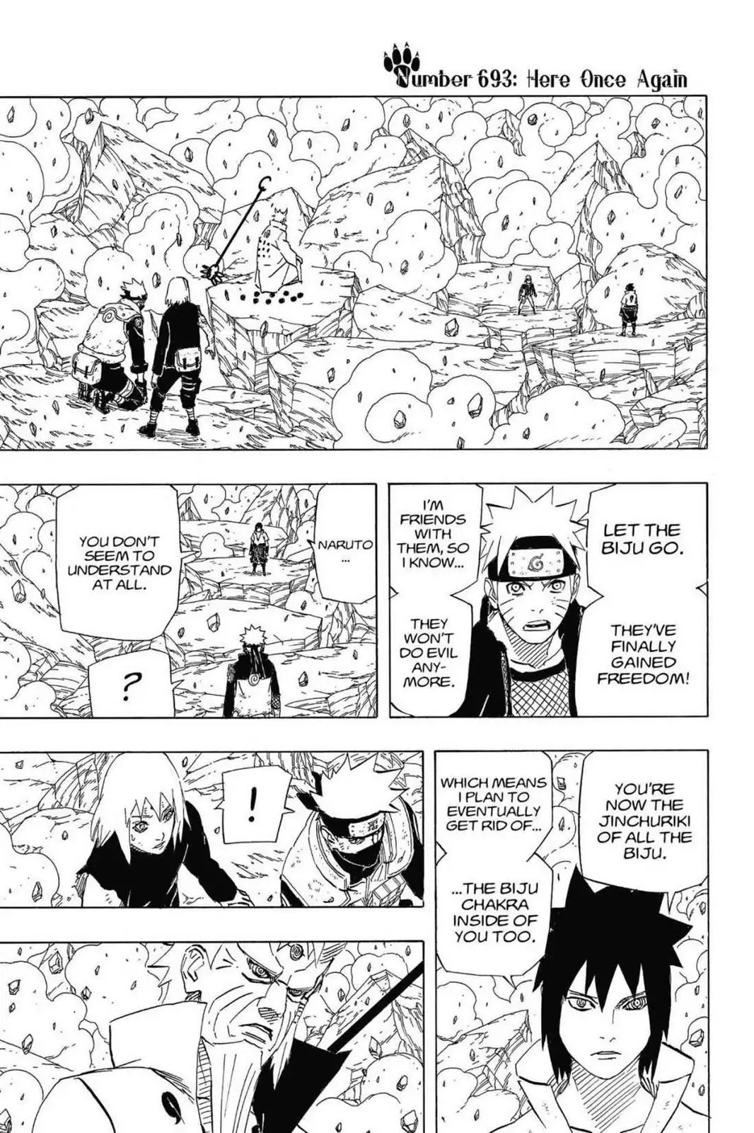 Naruto Chapter 693 page 1 - Chapter 693: Here Once Again