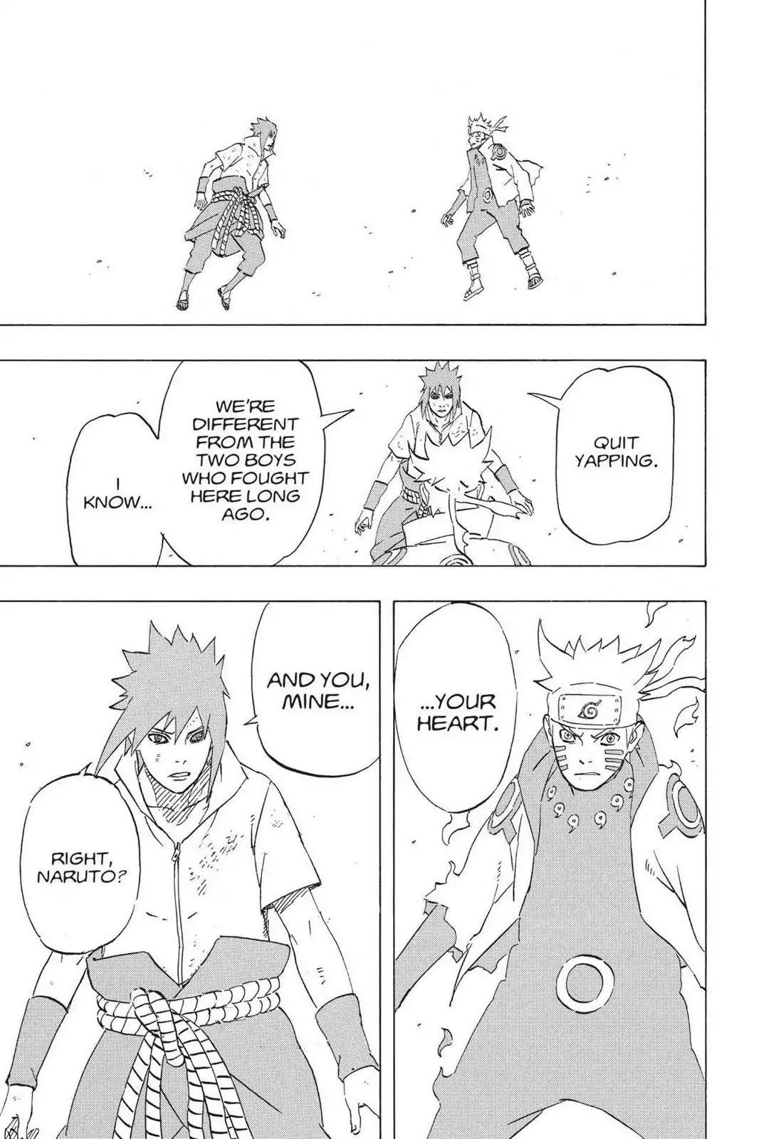 Naruto Chapter 695 page 18 - Chapter 695: Naruto And Sasuke (Part 2)