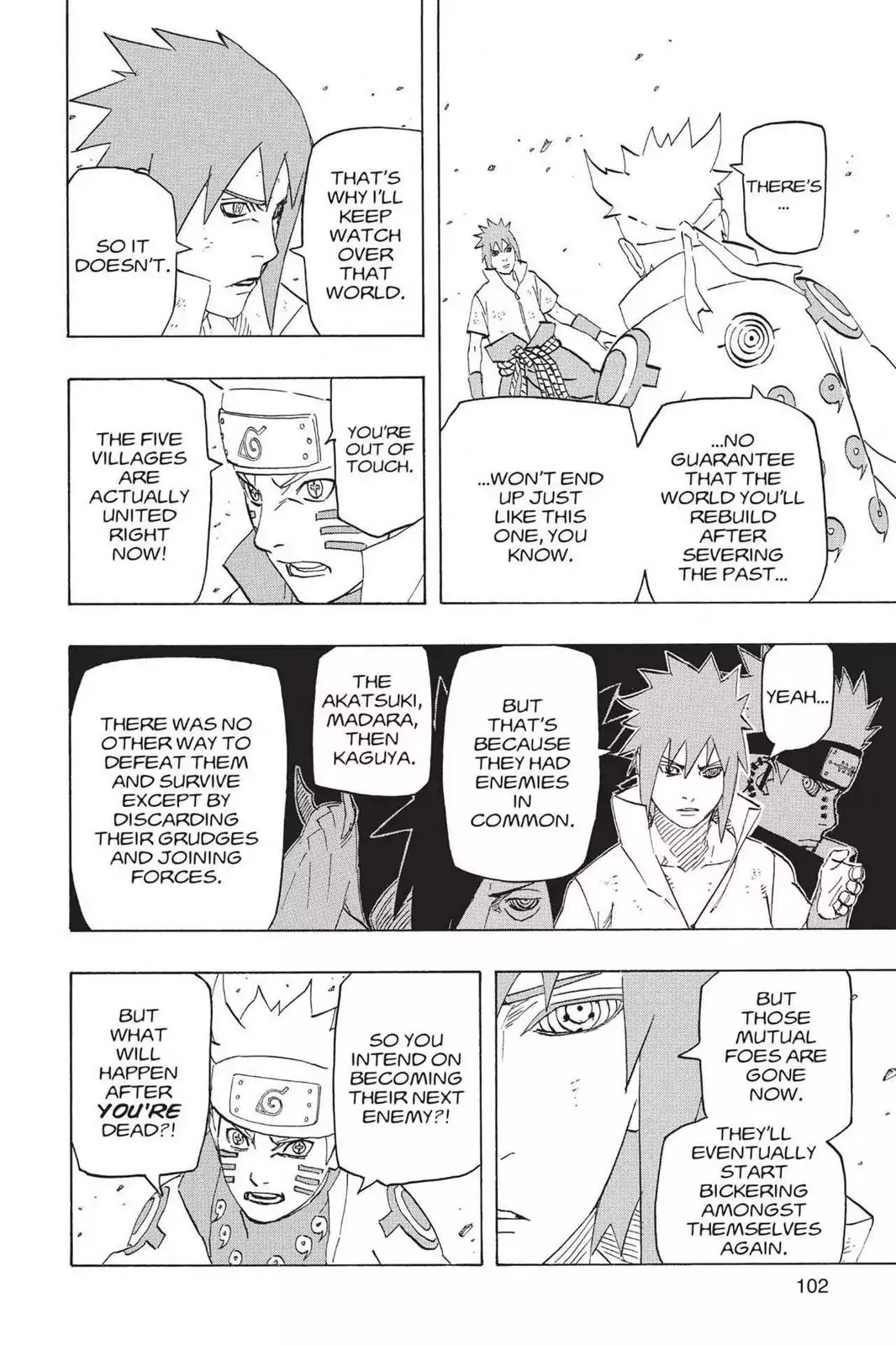 Naruto Chapter 696 page 2 - Chapter 696: Naruto And Sasuke (Part 3)