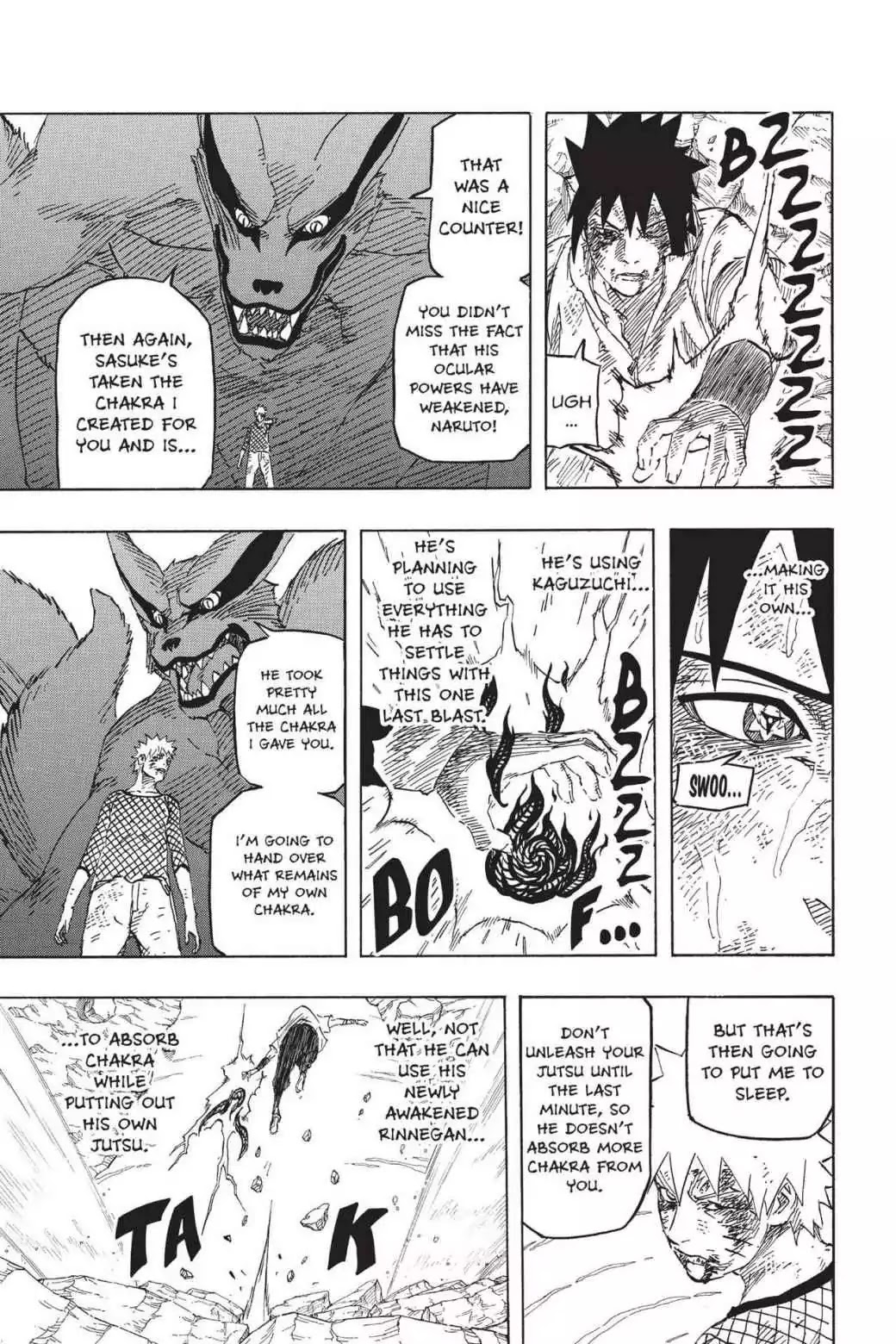 Naruto Chapter 698 page 3 - Chapter 698: Naruto And Sasuke (Part 5)