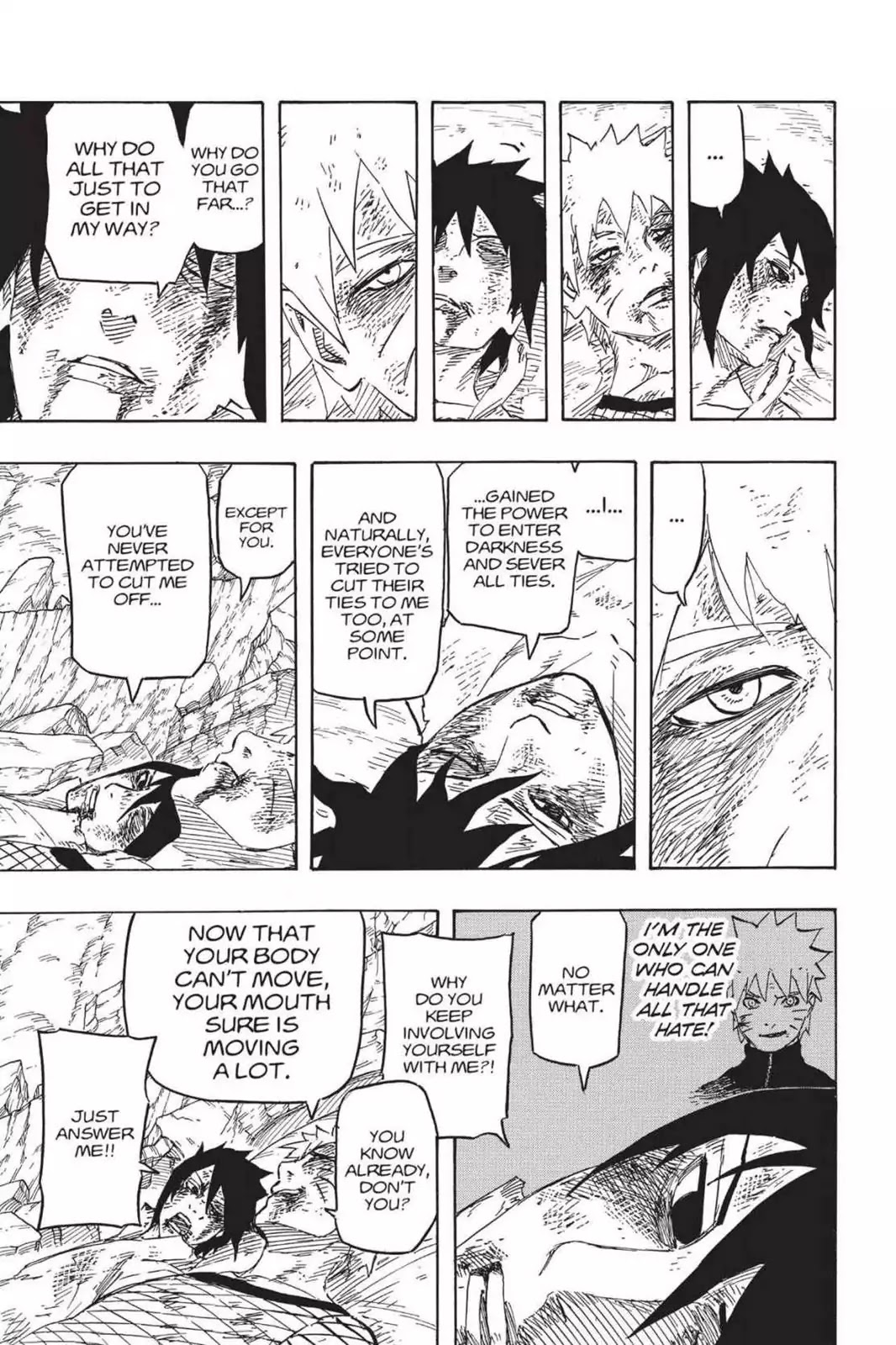 Naruto Chapter 698 page 8 - Chapter 698: Naruto And Sasuke (Part 5)